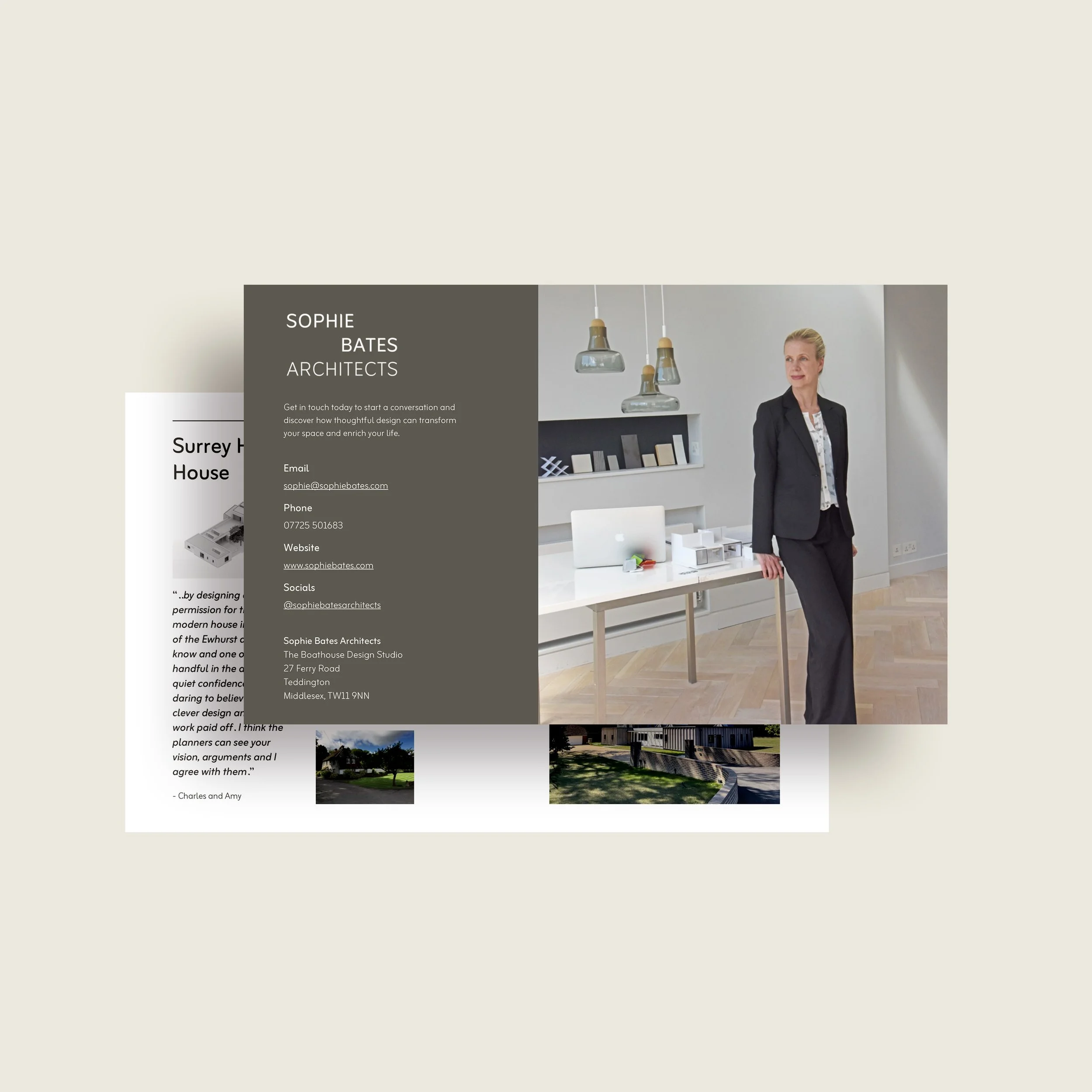 Architect Welcome Brochure