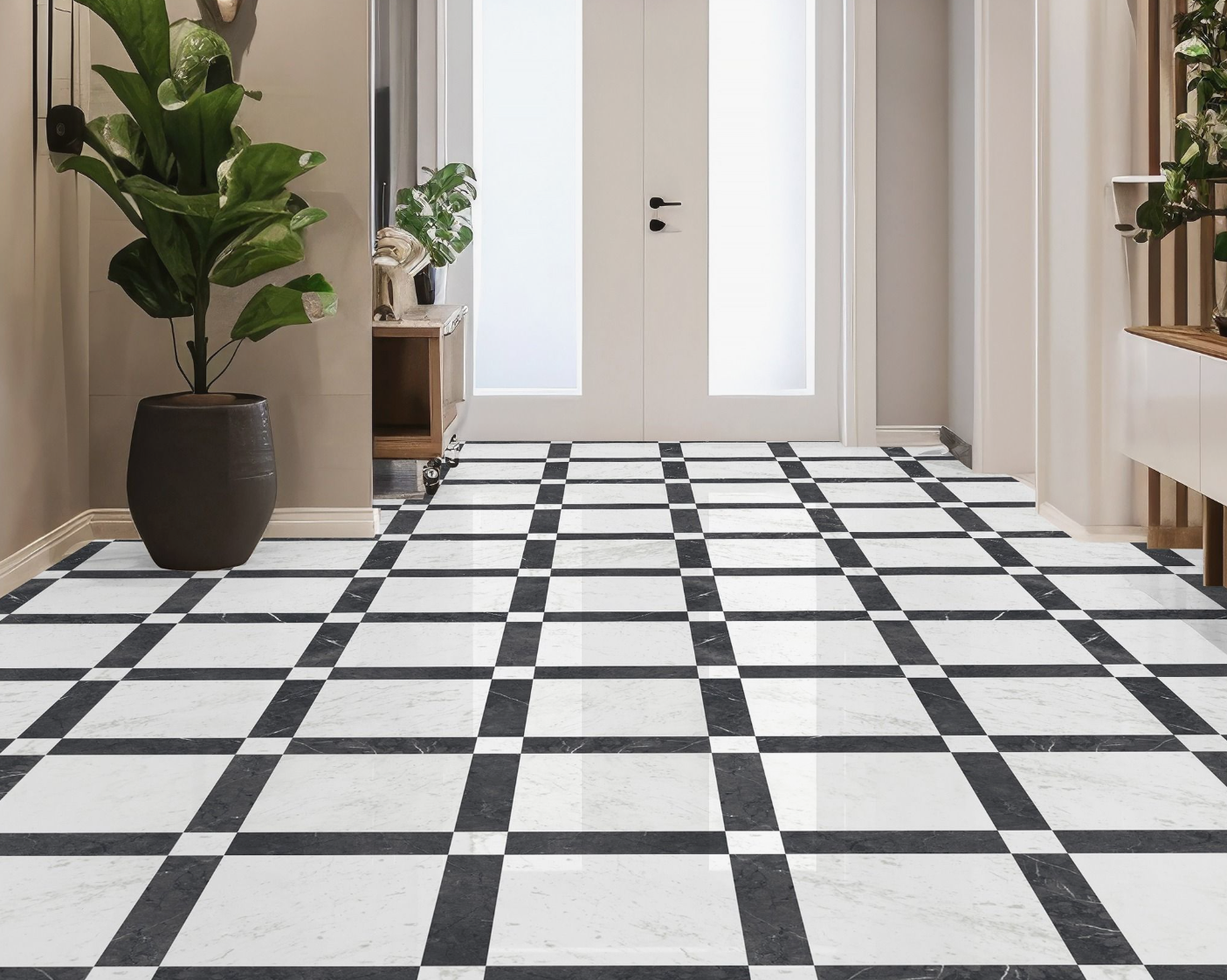 Marble Tiles in Leek