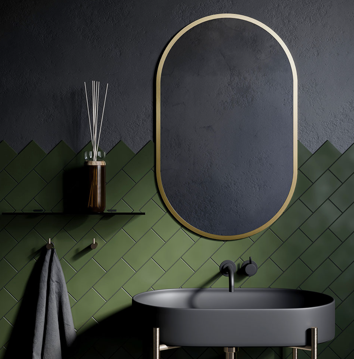 Non LED Mirrors for bathrooms in leek