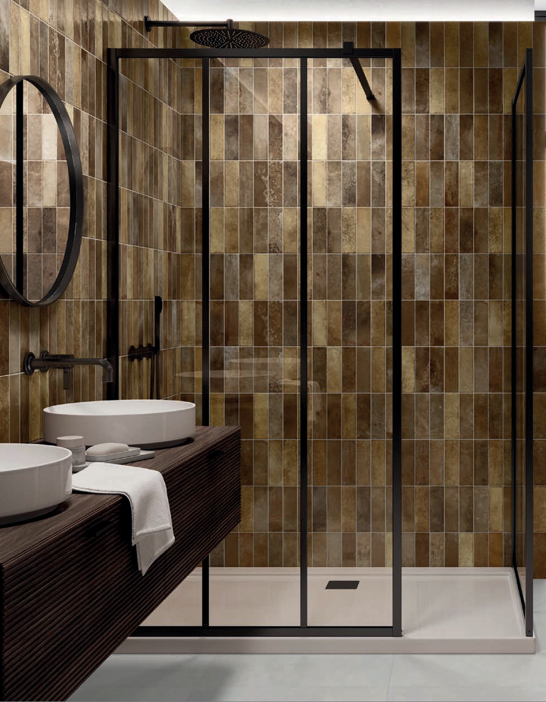 Art Sq. WX Amber Wall Tile
