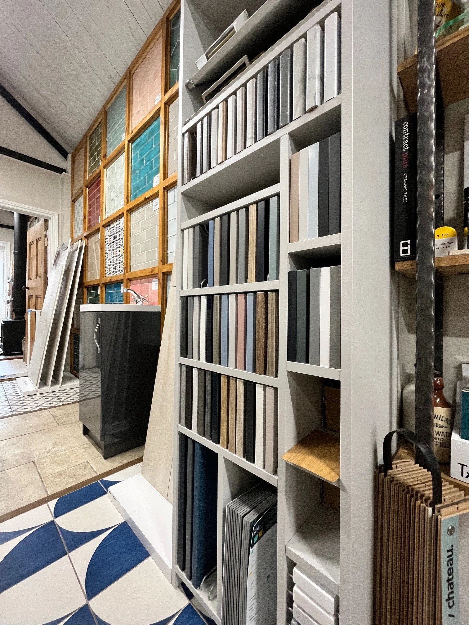 Moorlands and Tile inside showroom