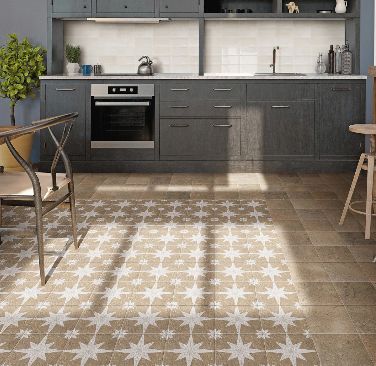 Sand Tiles in Leek