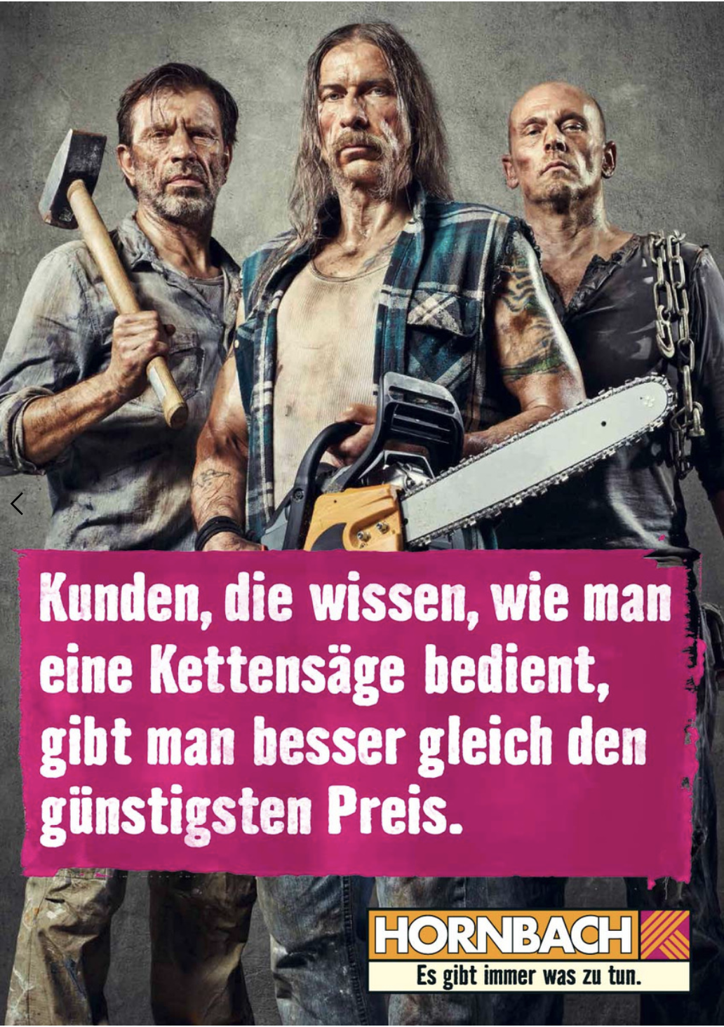 Client: Hornbach / Foto: Darius Ramazani