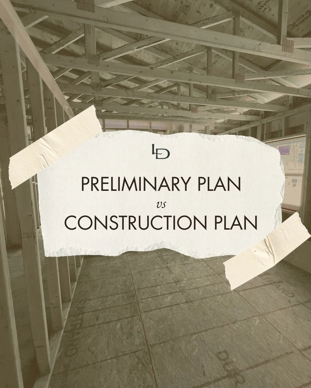 A major step in our drawings is the Preliminary Plan and the Construction Plan. Here&rsquo;s a breakdown of the difference between the two:

✏️Preliminary Plan - this is a to-scale drawing with furniture included on the floor plan. This is the first 