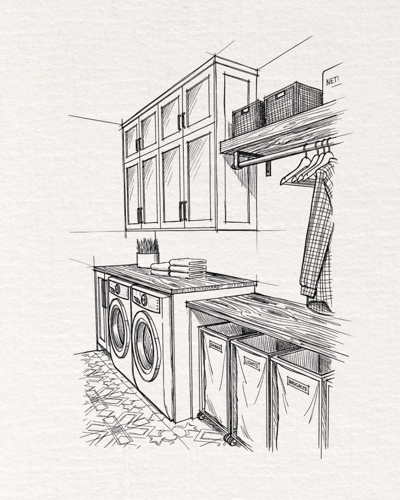 The laundry room&hellip; where you&rsquo;ll end up spending more time than you might want to🤣 
Over the years we have notice a significant increase in clients wanting aesthetic laundry rooms in their homes. 

Is having a laundry room that looks grea