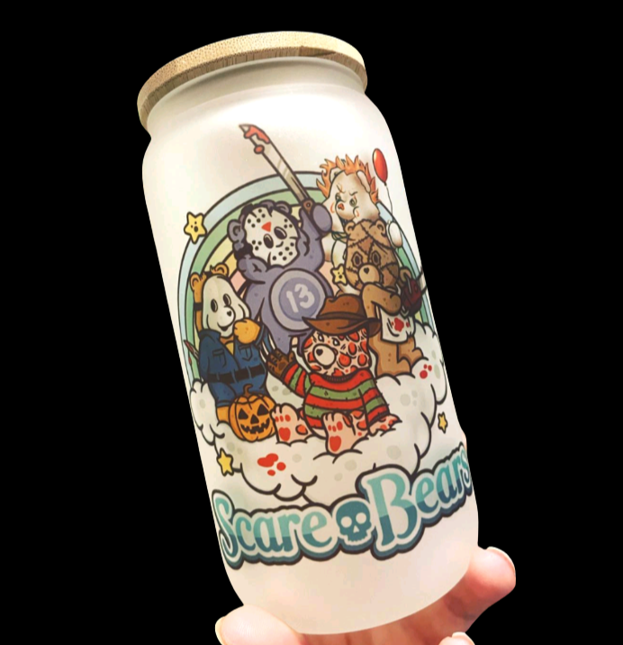 Scare Bear Glass