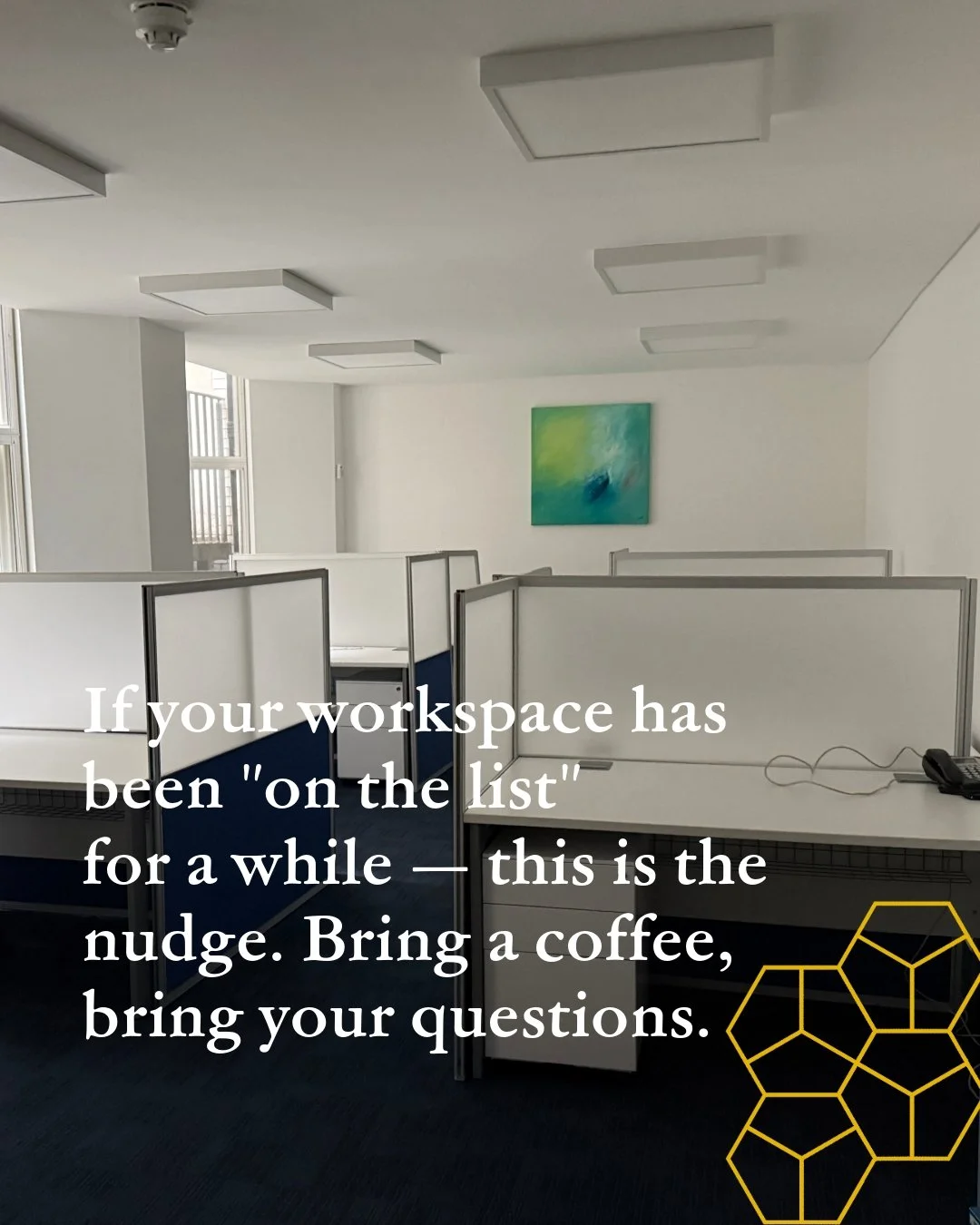 Last call to book onto tomorrow's webinar.

If your workspace has been "on the list" for a while &mdash; this is the nudge. Bring a coffee, bring your questions.

📅 Tomorrow, 11am 
👉 LINK IN BIO (closes tonight)