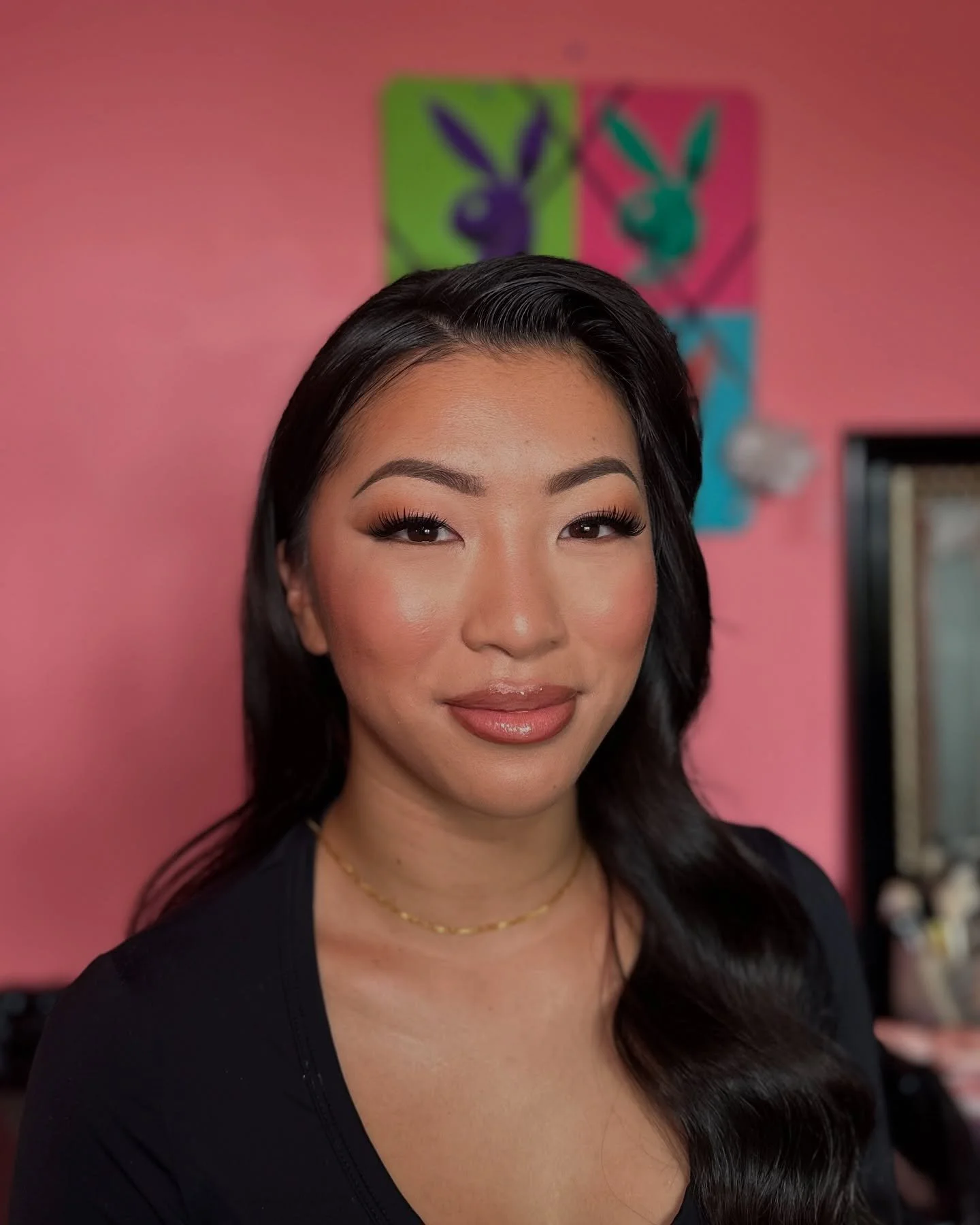 Bridal makeup and hair trials are best booked 2-3 months out of your wedding date! Plenty of time to get to know @binks.beauty and make sure we&rsquo;re the perfect fit. This baddie bride booked hers 6 months out with only a few changes to her look! 