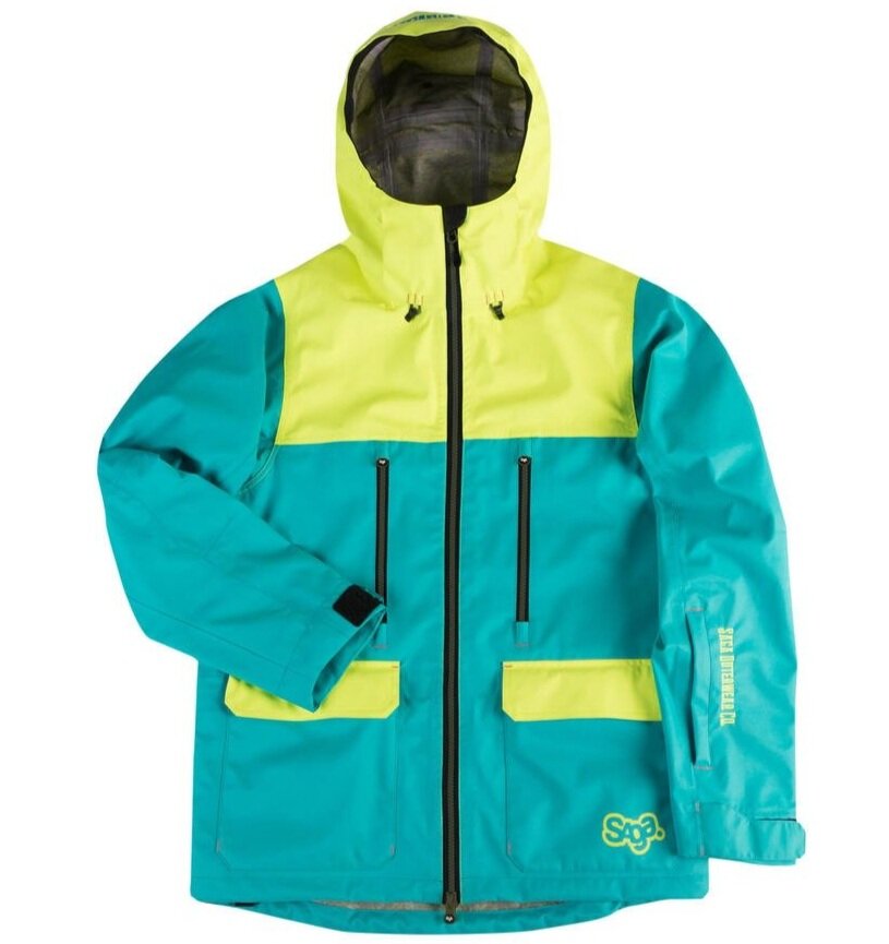 Saga Monarch 3L
Features: Underarm vents, phone pocket, waterproof zips, taped seams, pass pocket