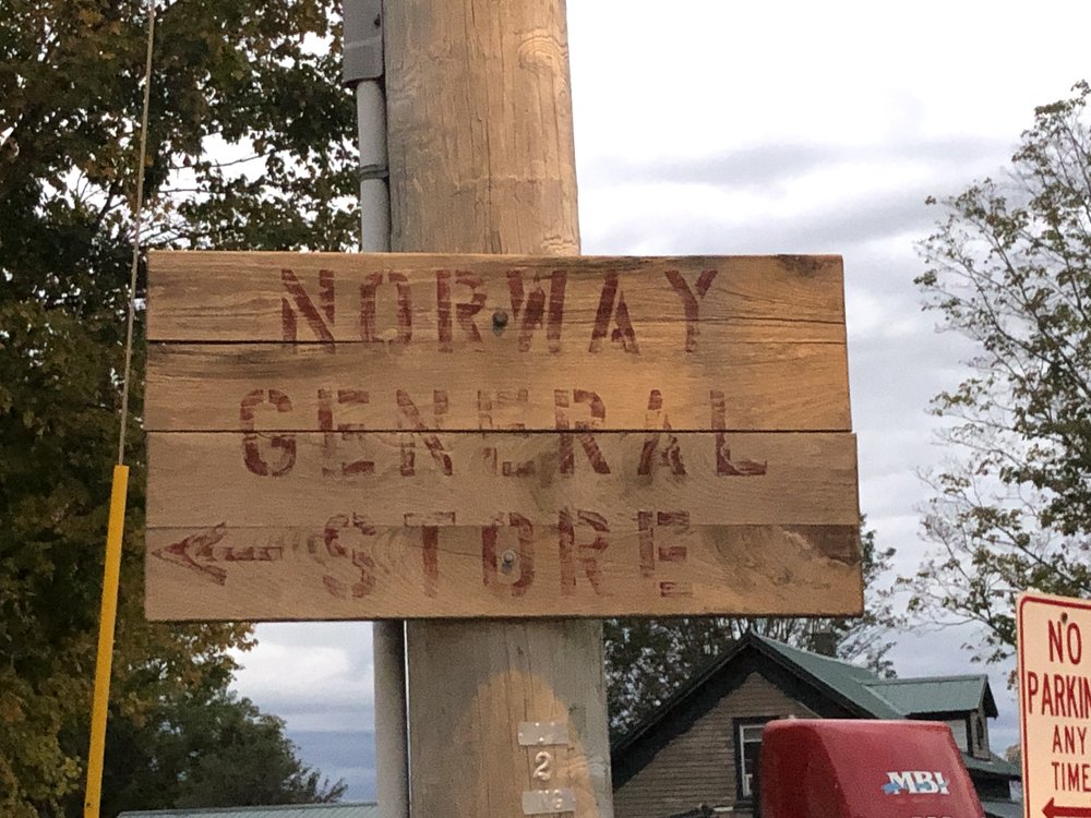 Norway General Store Sign