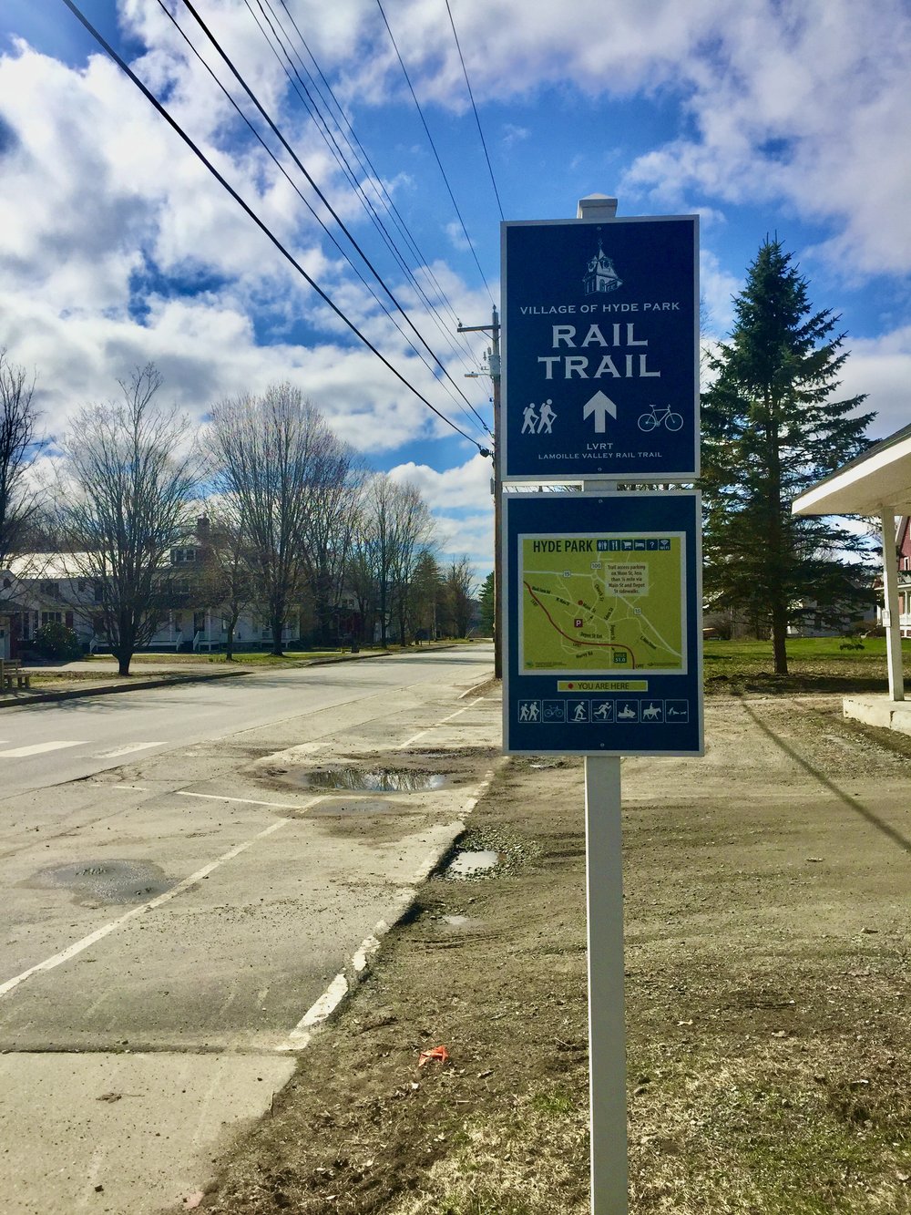 Lamoille Valley Rail Trail Signage