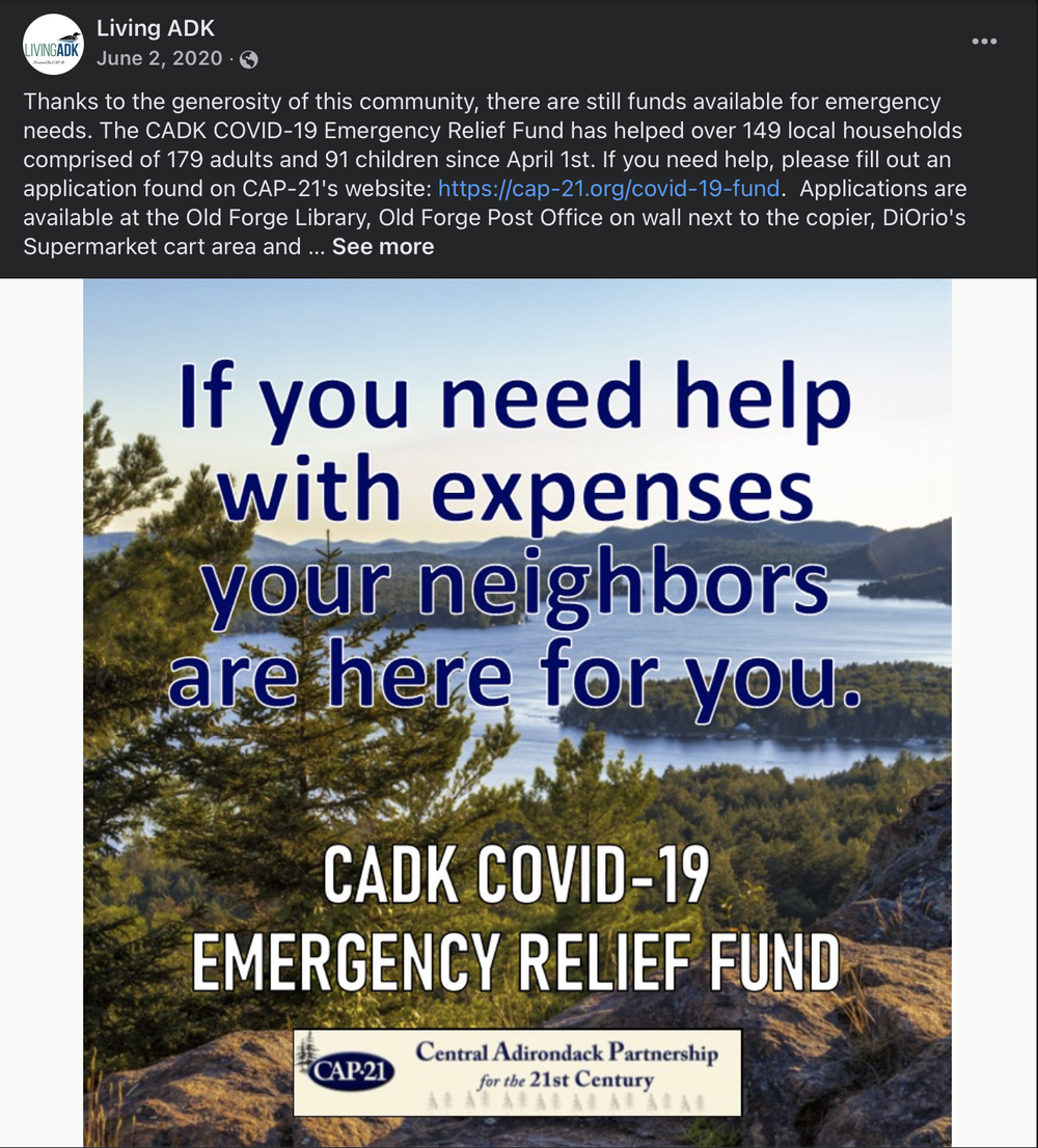 COVID Relief Fund Donations