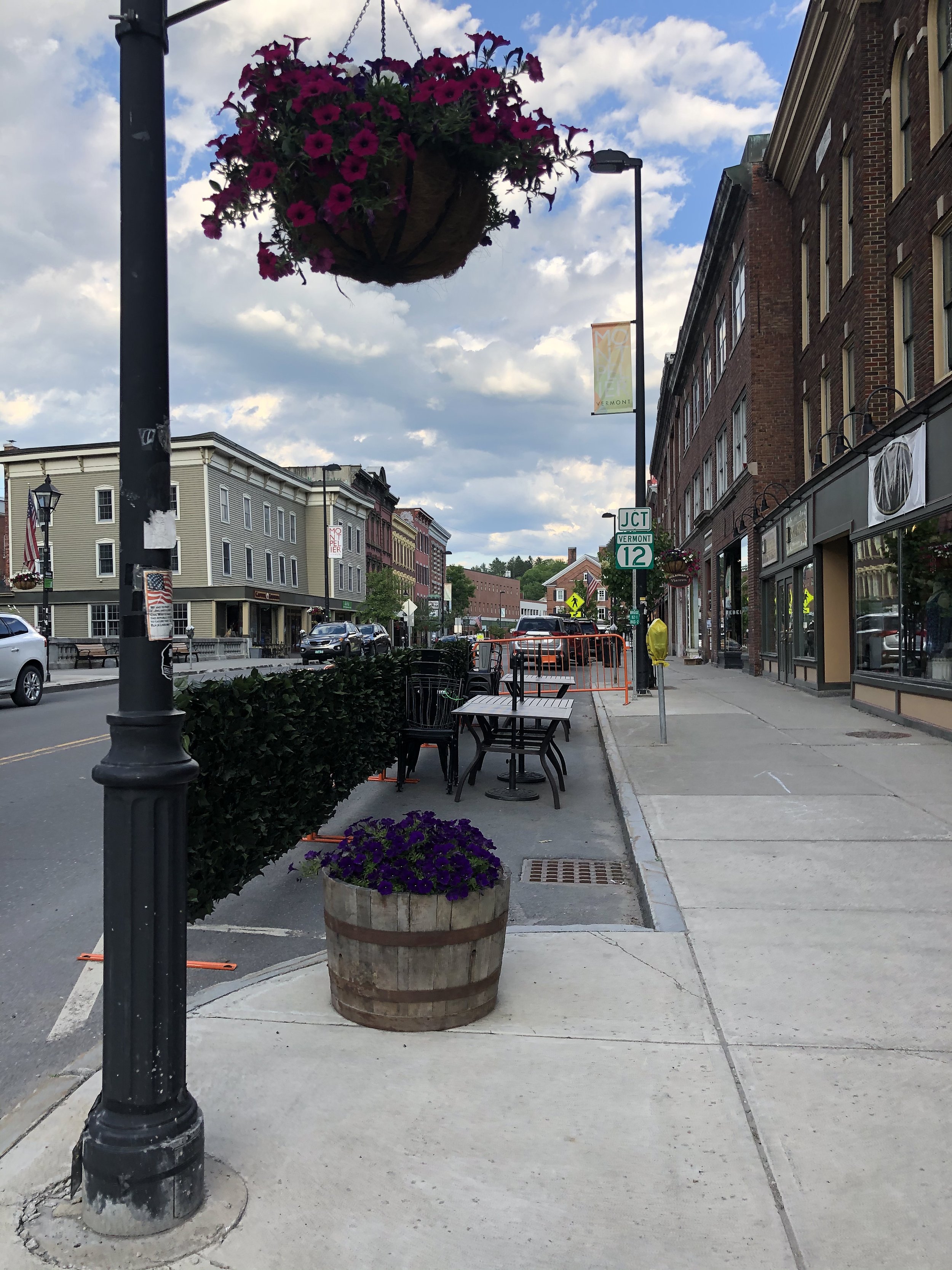 Montpelier Temporary Parklet