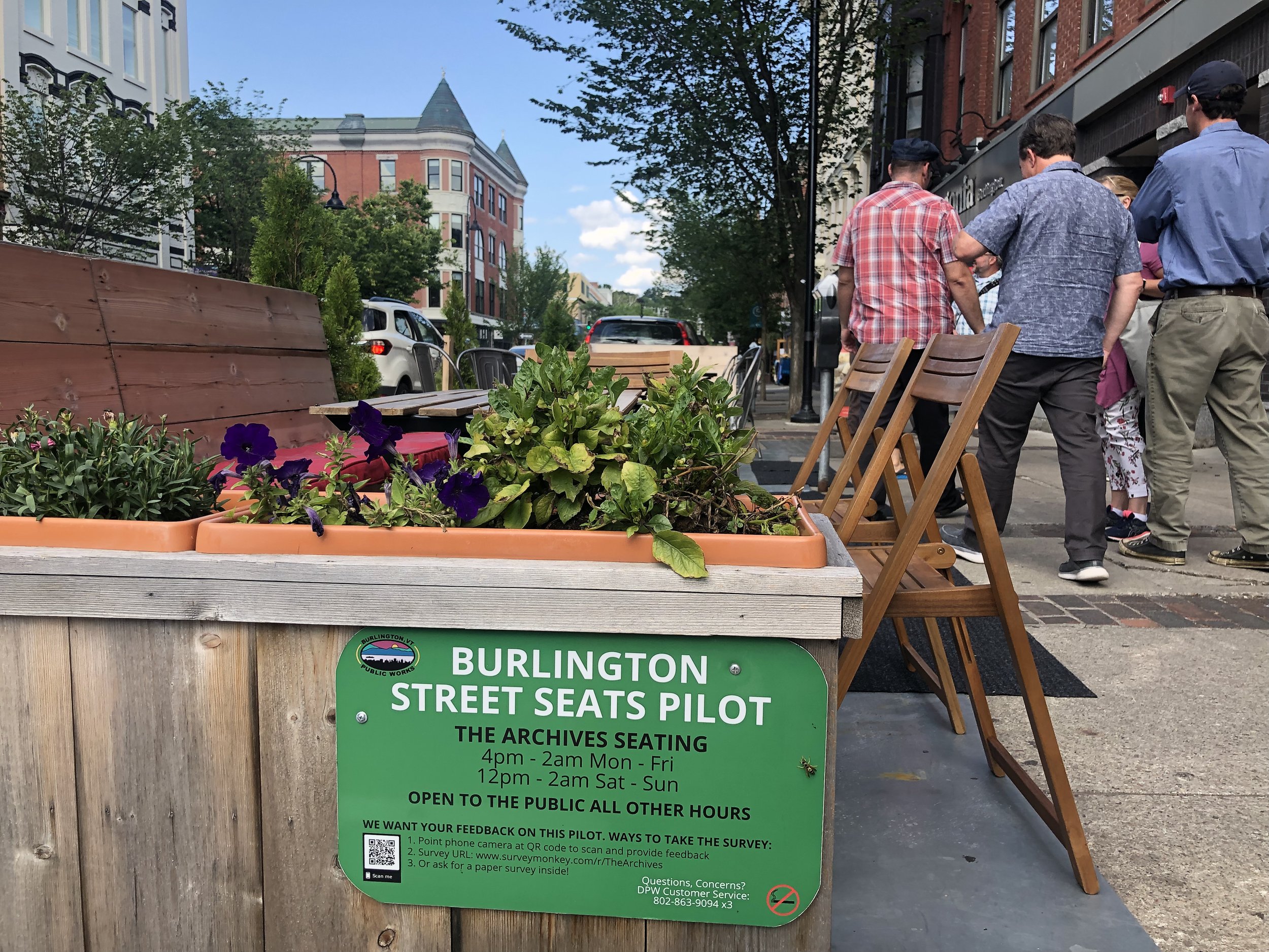 Burlington Street Seats Pilot