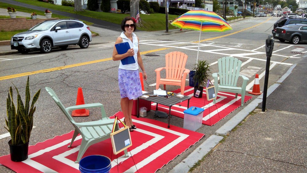 Laconia Park(ing) Day Parklet