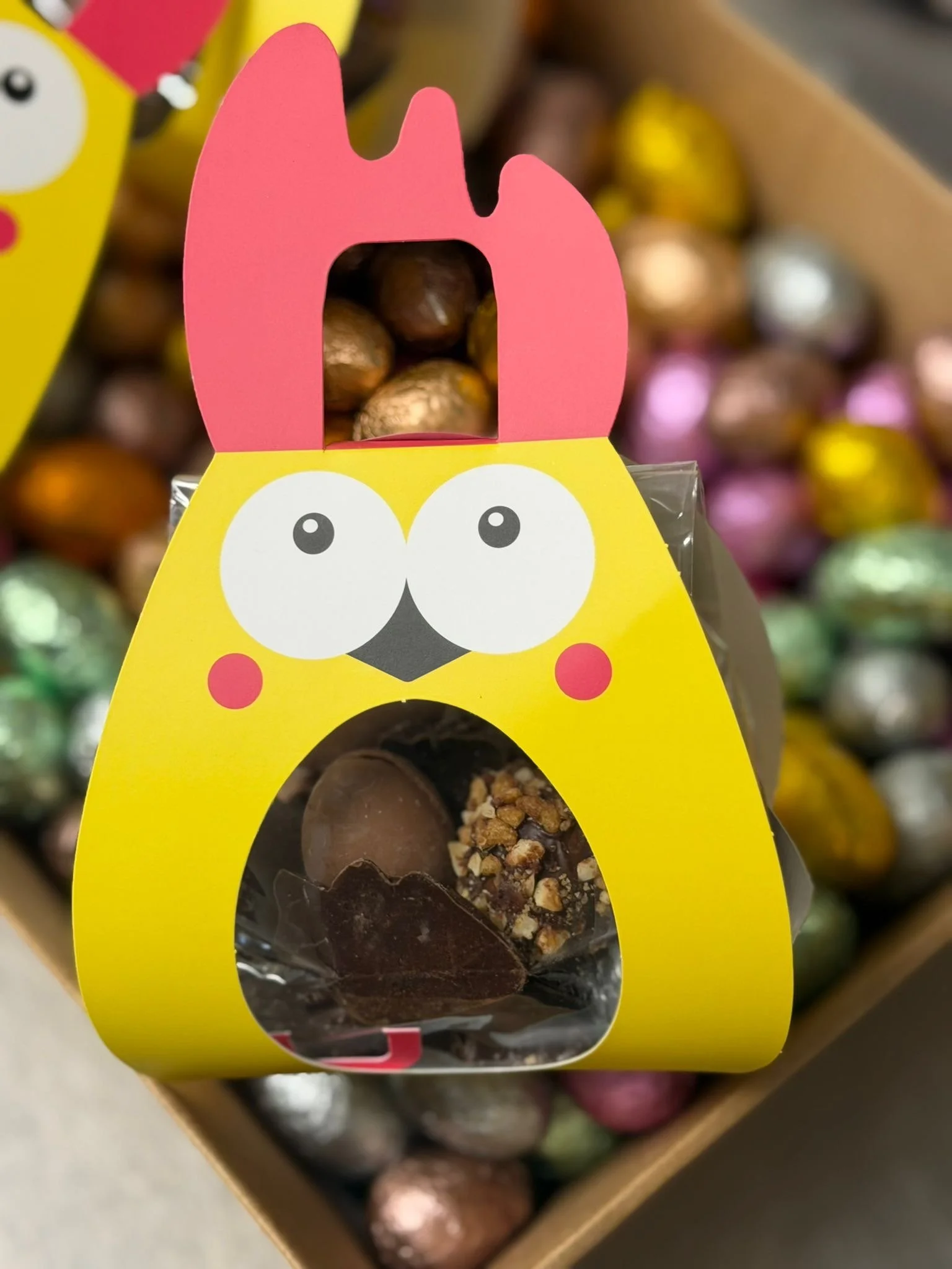 Oeufs en chocolat - Poule