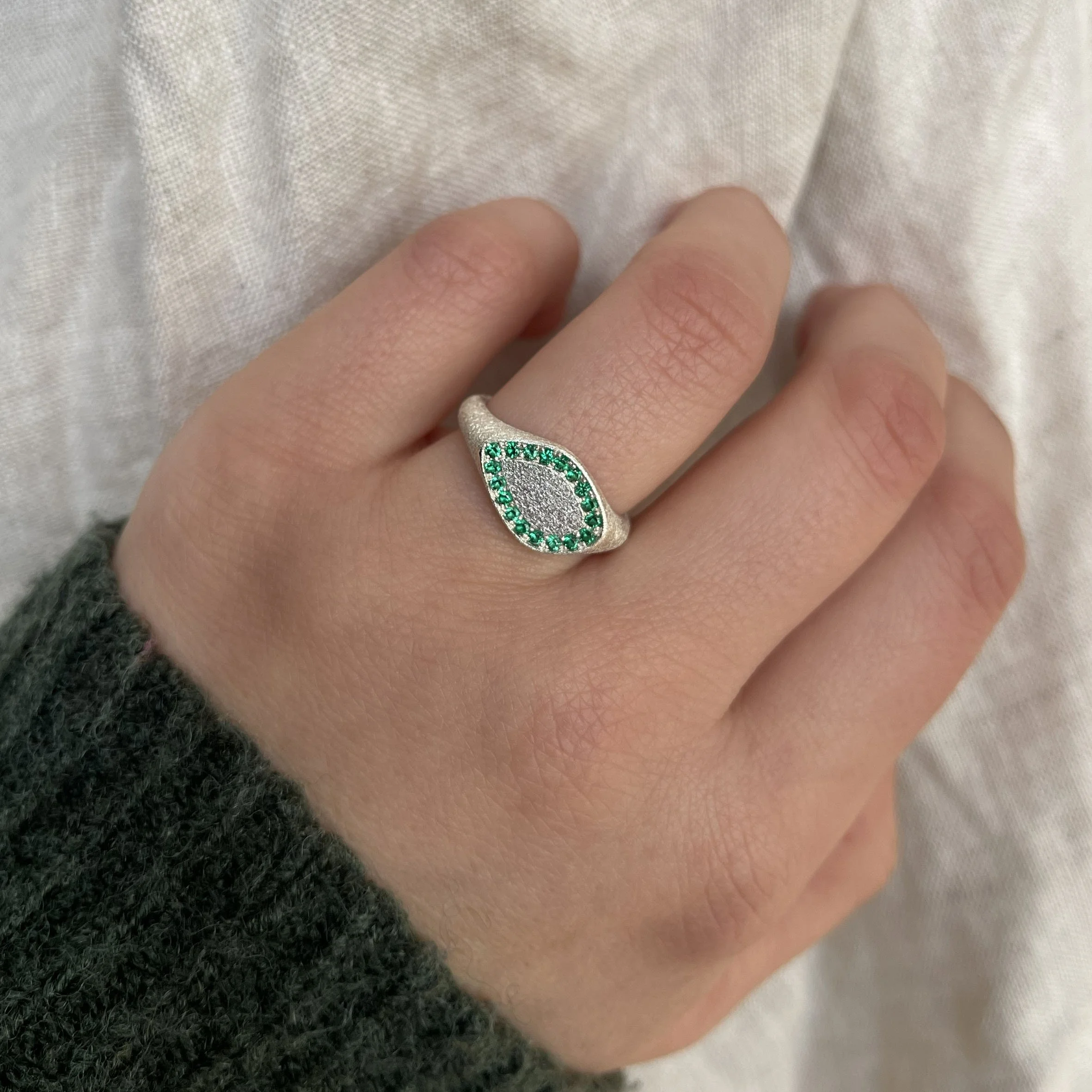 leoma-drew-signet-ring-silver-gold-frosted-freeform-pave-green-cz (2).jpg