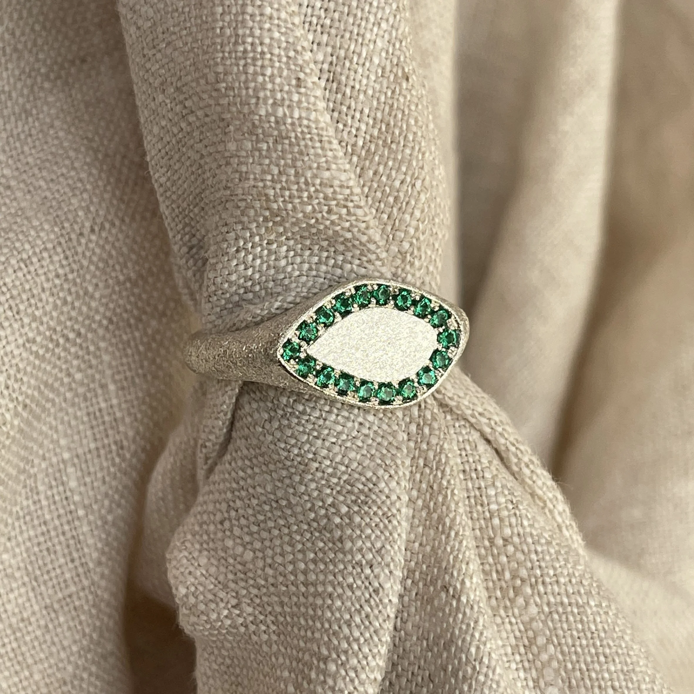 leoma-drew-signet-ring-silver-gold-frosted-freeform-pave-green-cz (5).jpg