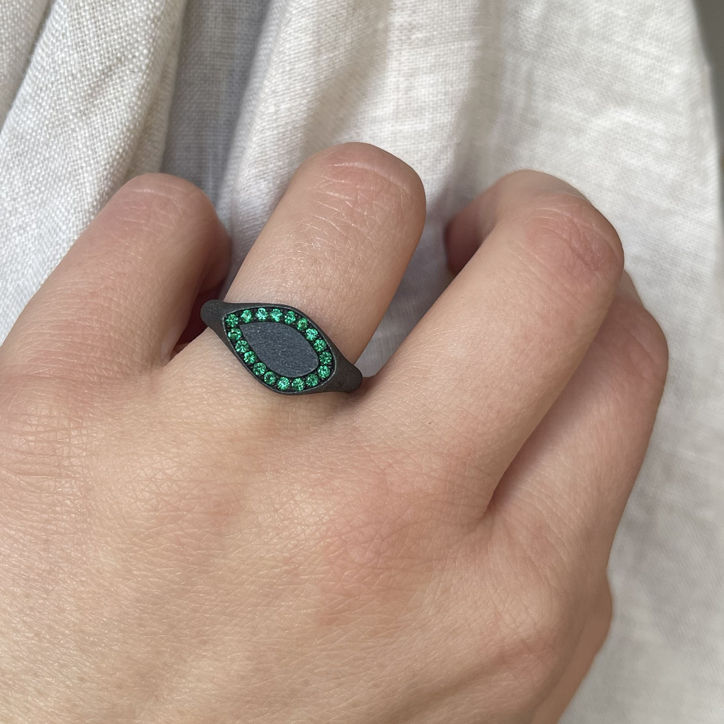 leoma-drew-signet-ring-silver-gold-frosted-freeform-pave-green-cz (10).jpg