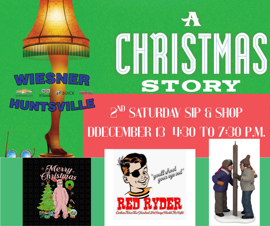 2nd Saturday Sip &amp; Shop--A Christmas Story