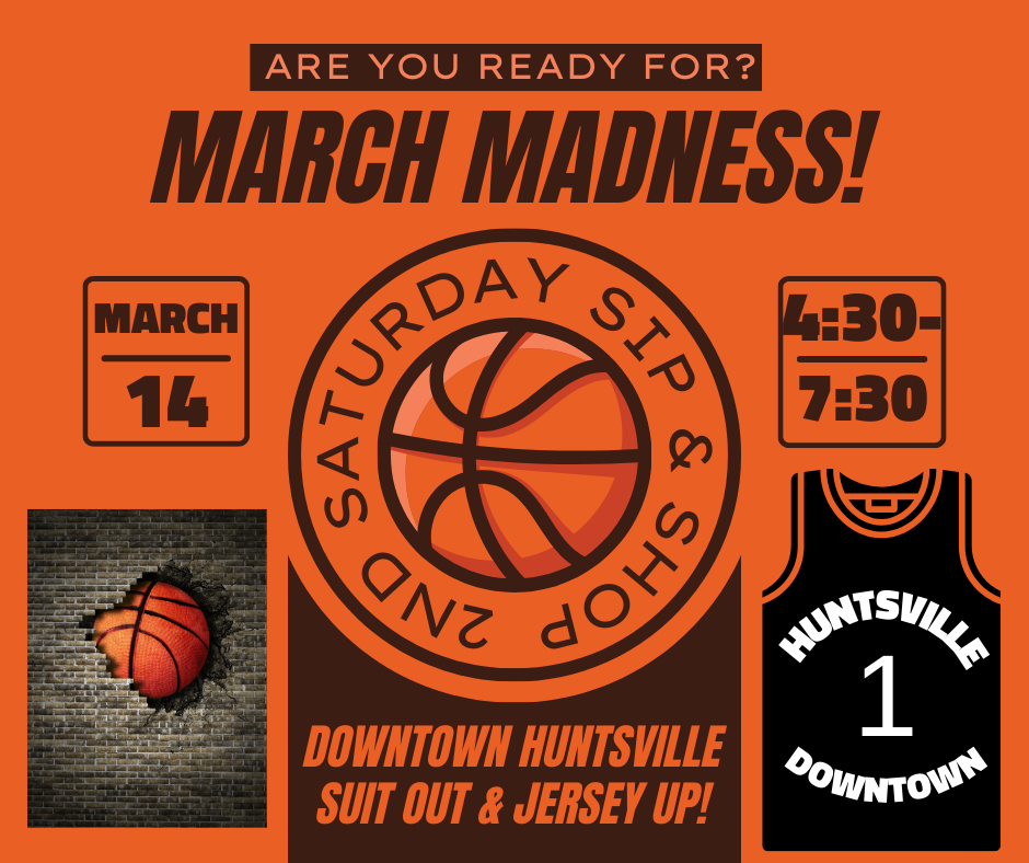 2nd Saturday Sip &amp; Shop--March Madness