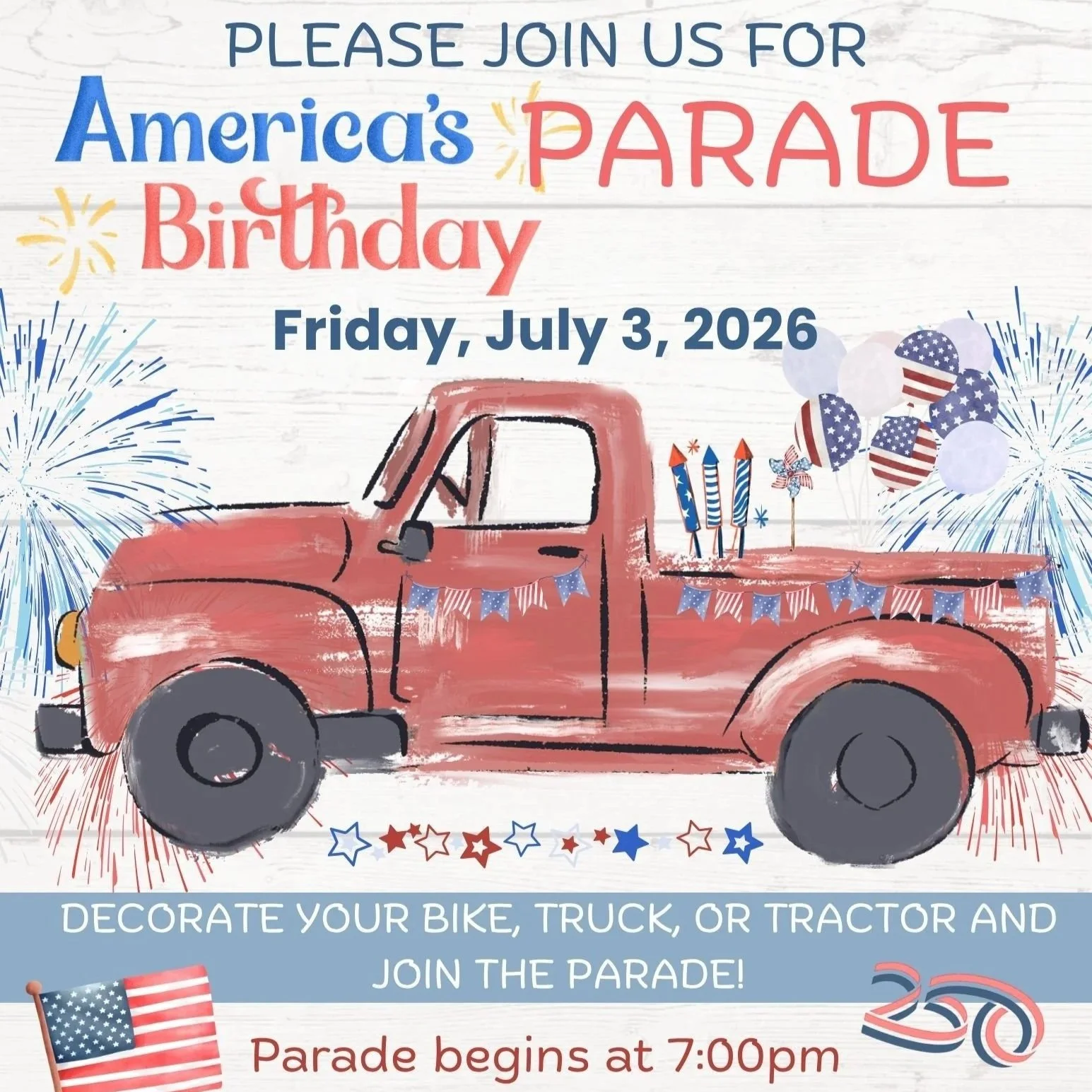 America's 250 Birthday Parade