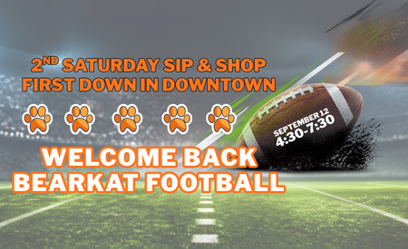 2nd Saturday Sip &amp; Shop--First Down in Downtown