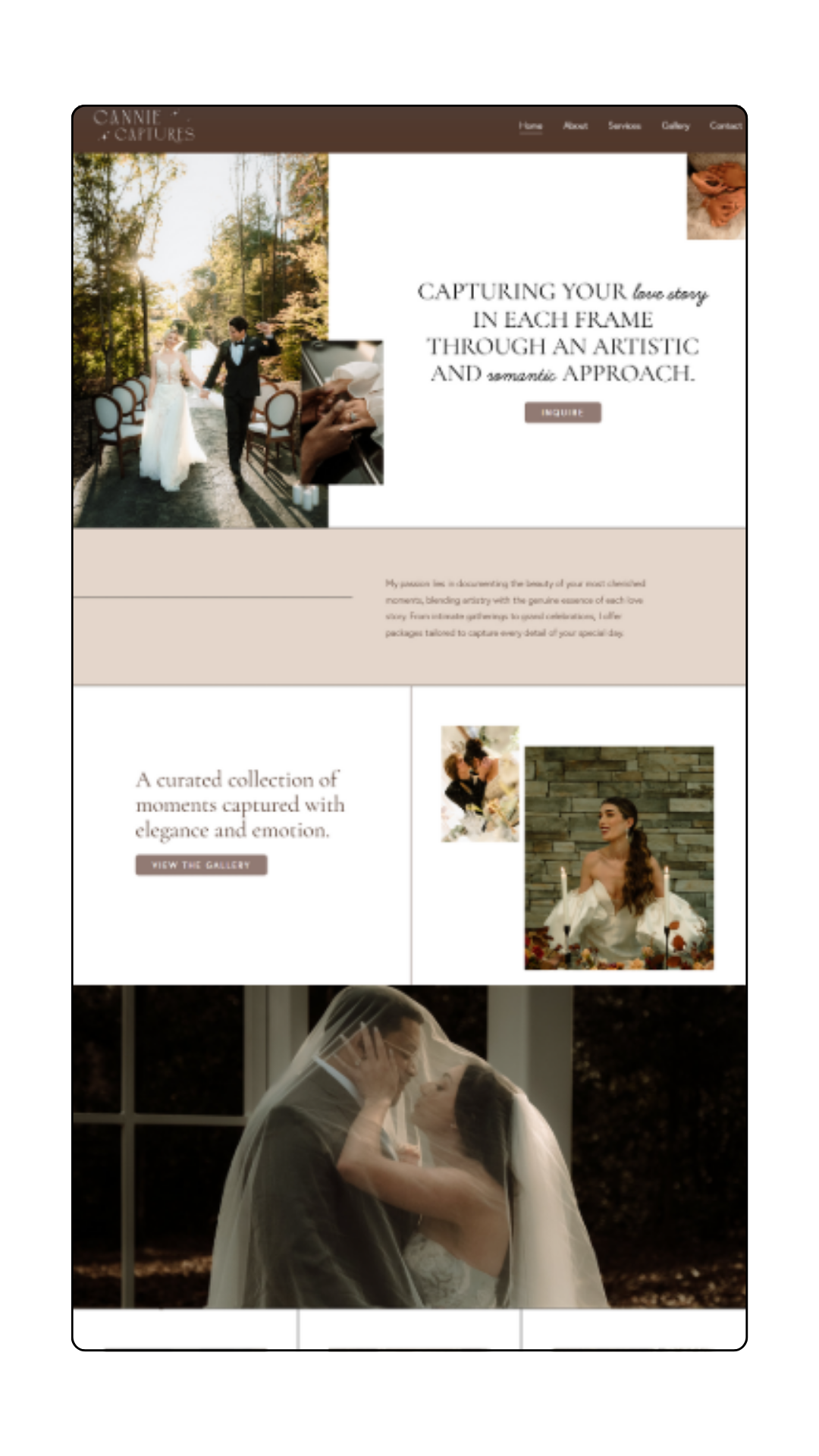 6 Gorgeous Photographer Website Examples — Studio Bressi | Branding ...