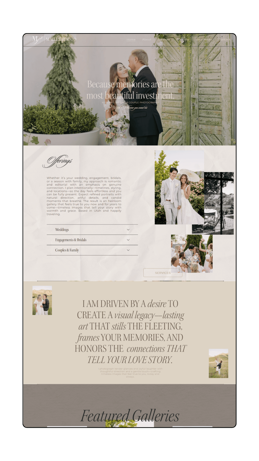 squarespace wedding photography template customer