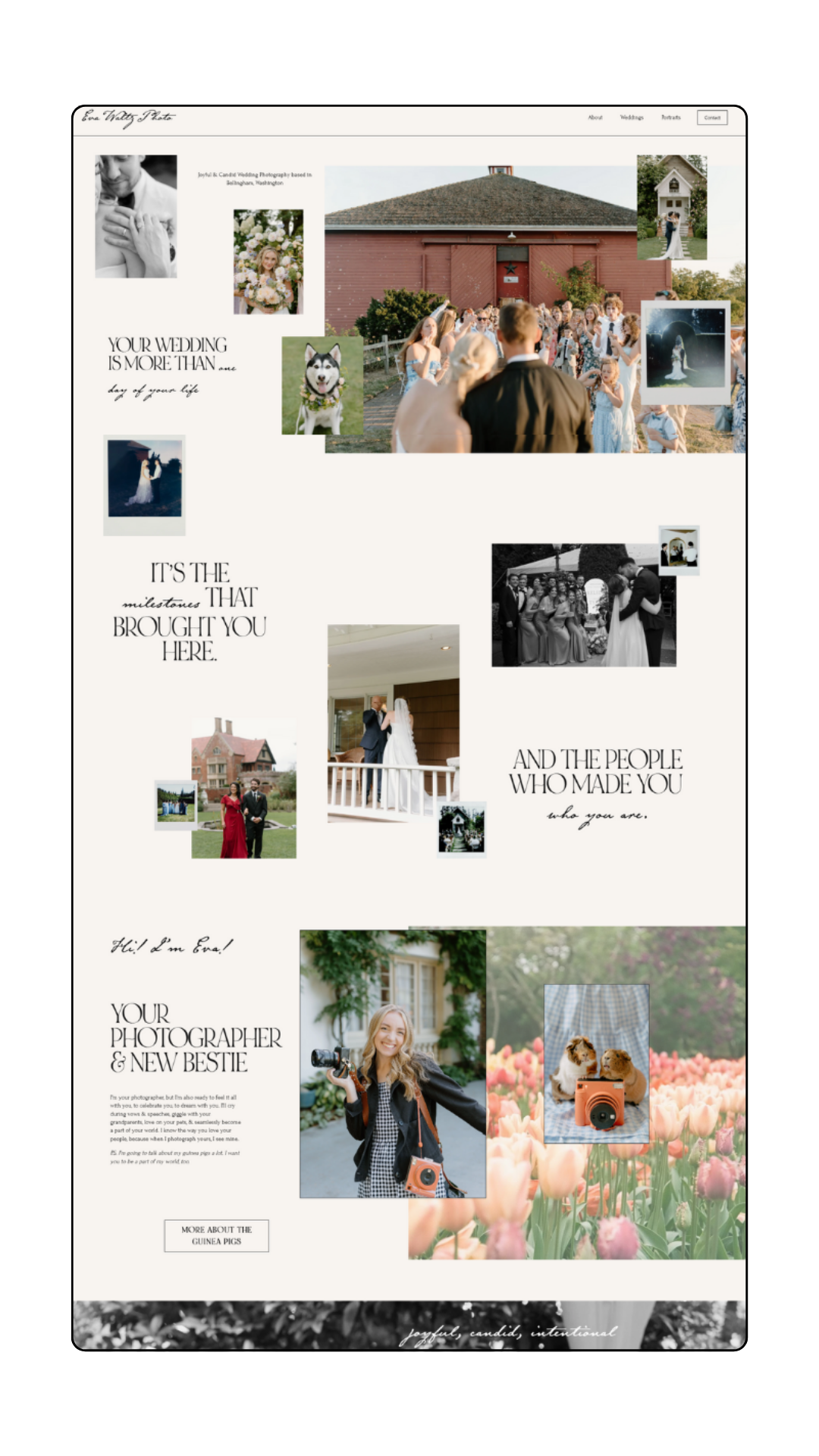 luxury squarespace template restyling