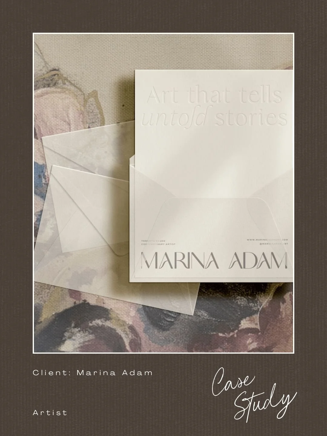 Client Showcase: Branding &amp; Website Design for a Contemporary Abstract Artist