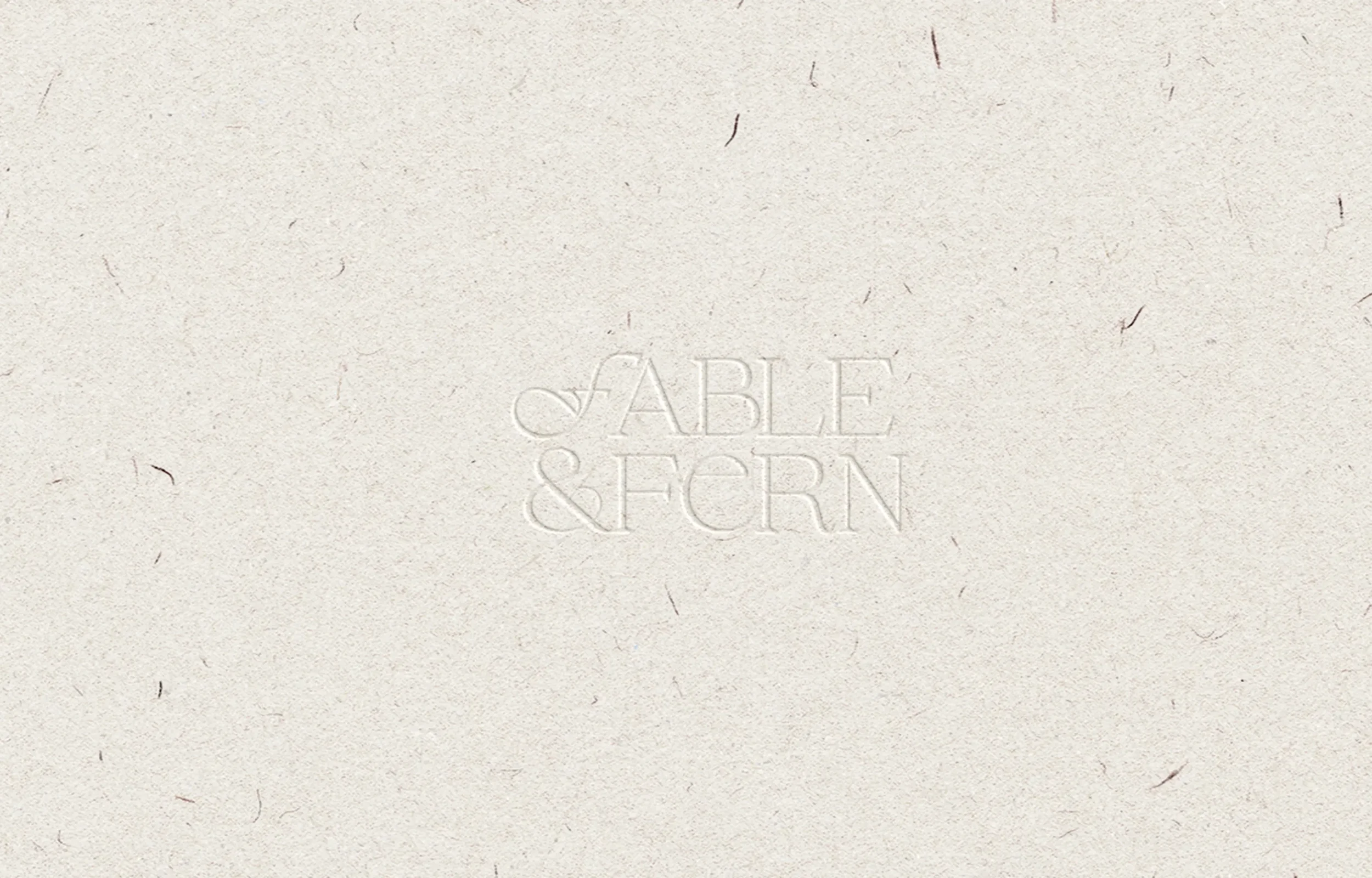 embossed logo design florist