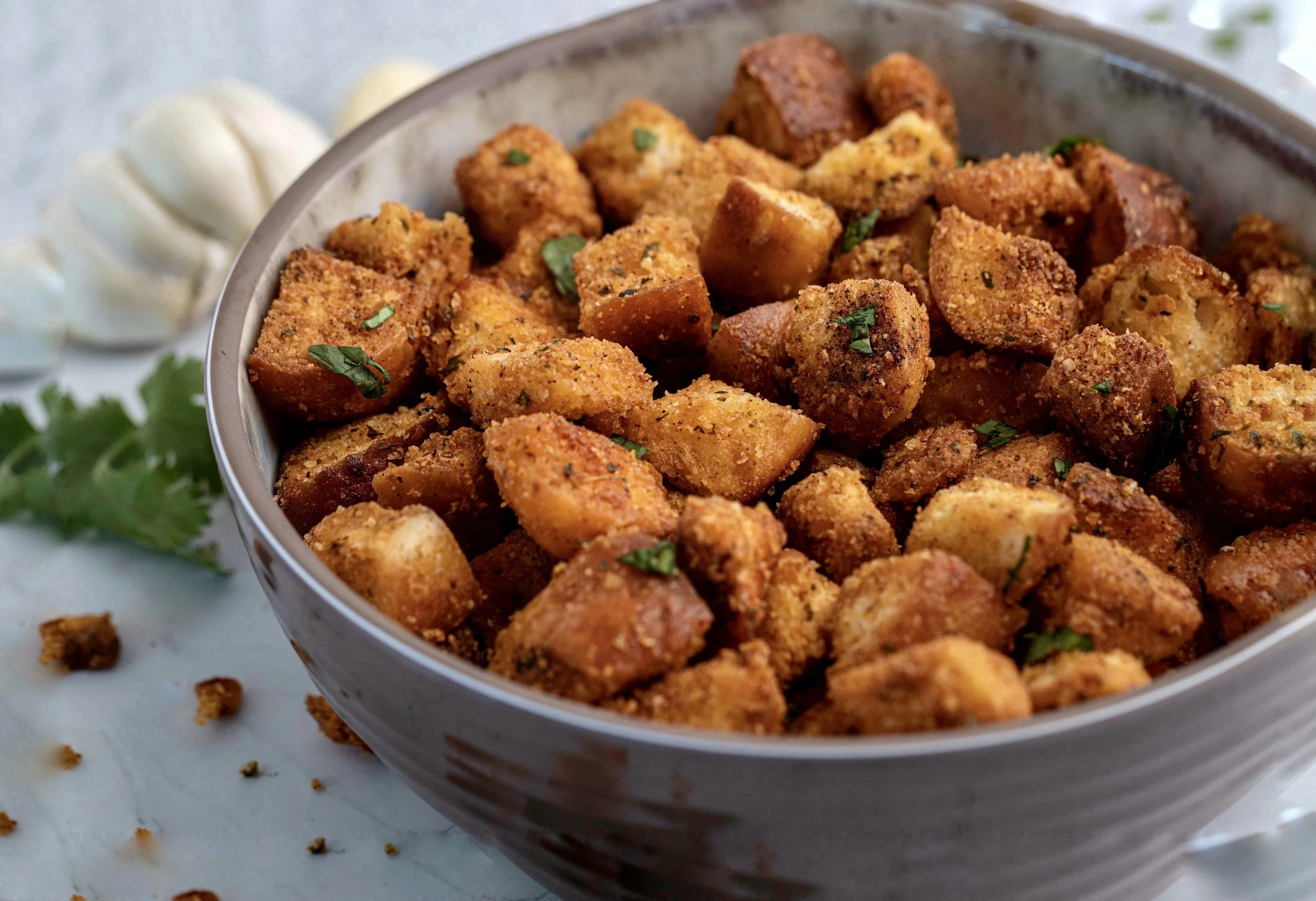 Garlic Croutons