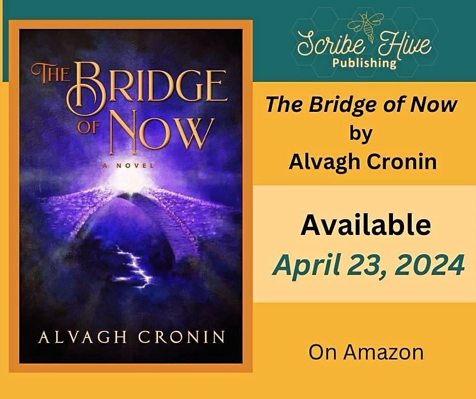 The full moon always brings good things for me. Ever since I was a child, the moon follows me 😆
The full moon of next Tuesday sees the republishing of my novel The Bridge Of Now. 
I took this novel out of publication last year to update the Guideboo