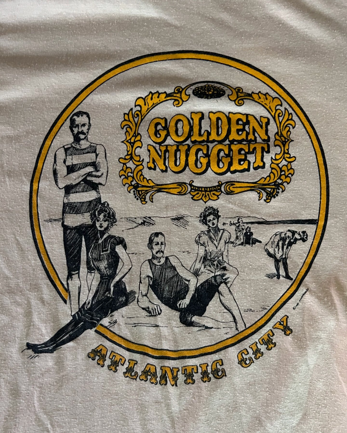 1981 Golden Nugget Graphic + more iconic Made in NJ vintage coming with me to @maplewoodvintageshow this weekend!  #i❤️nj