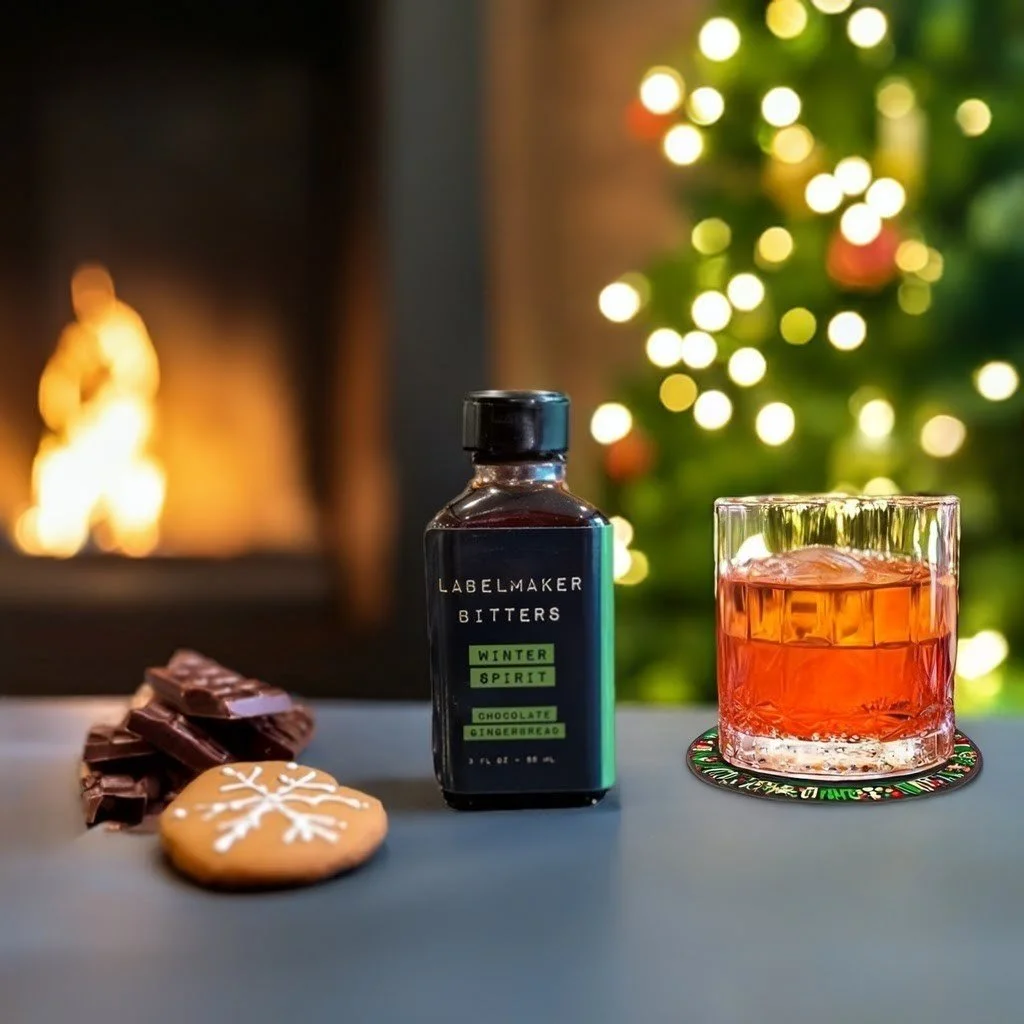 Gingerbread Bitters Winter Spirit Chocolate Gingerbread Bitters — LabelMaker Drinks