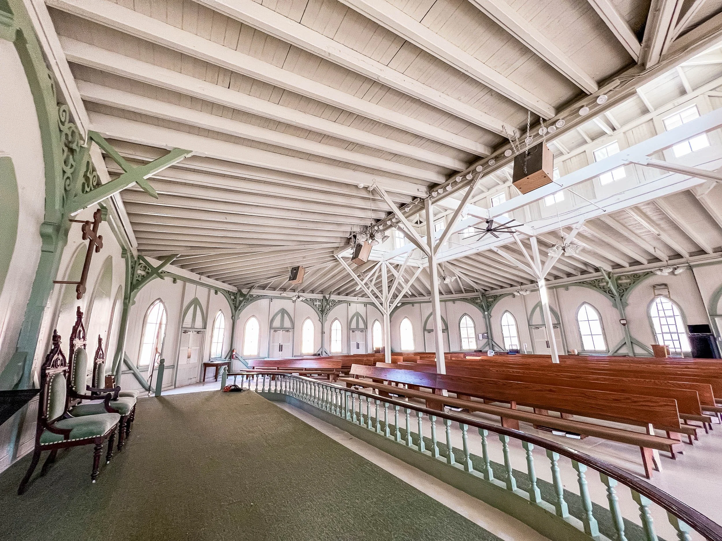 Interior: Bishop Janes Tabernacle (Platform)