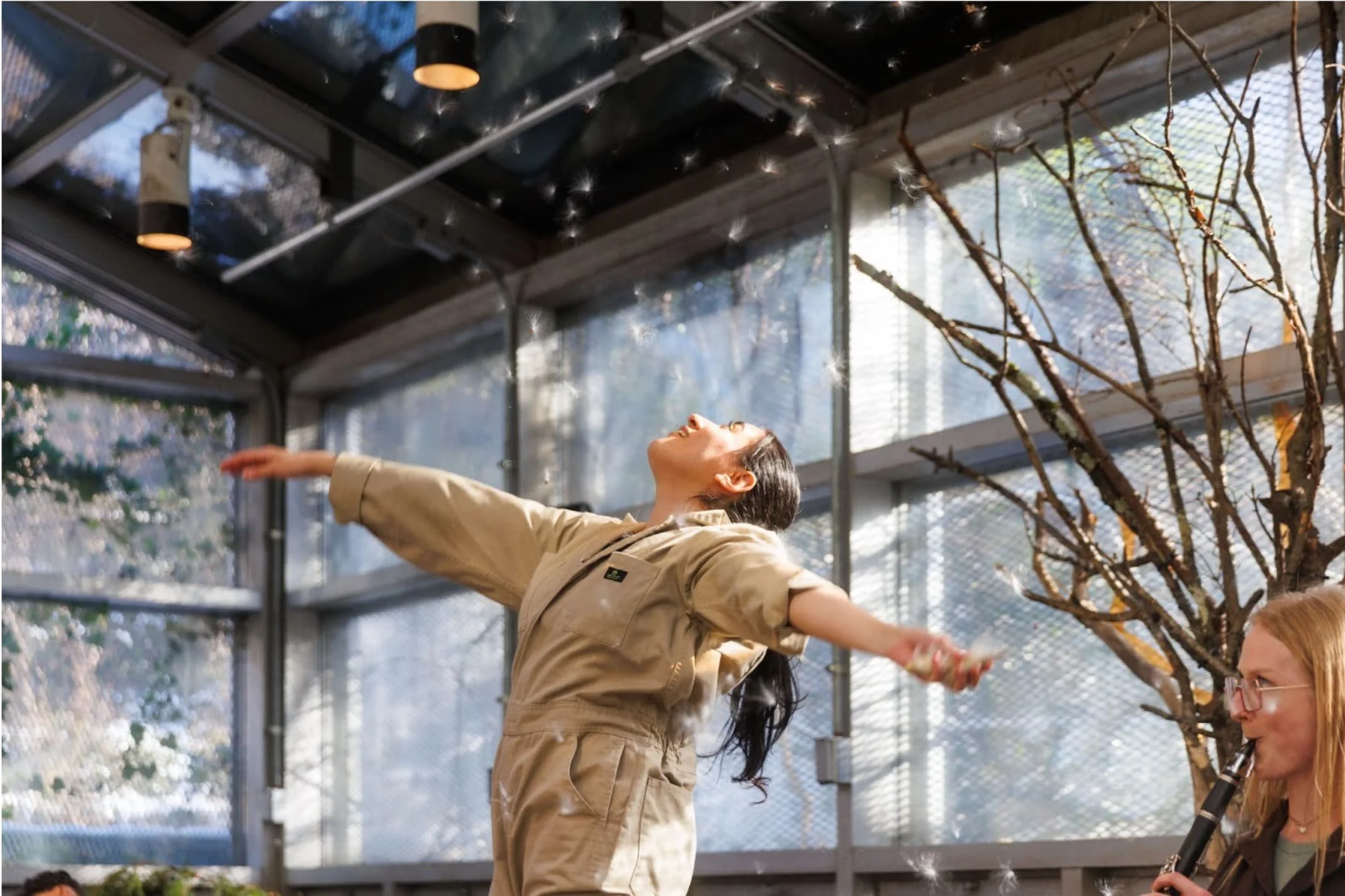 Ana in The Garden at the Brooklyn Children’s Museum, January 2024.