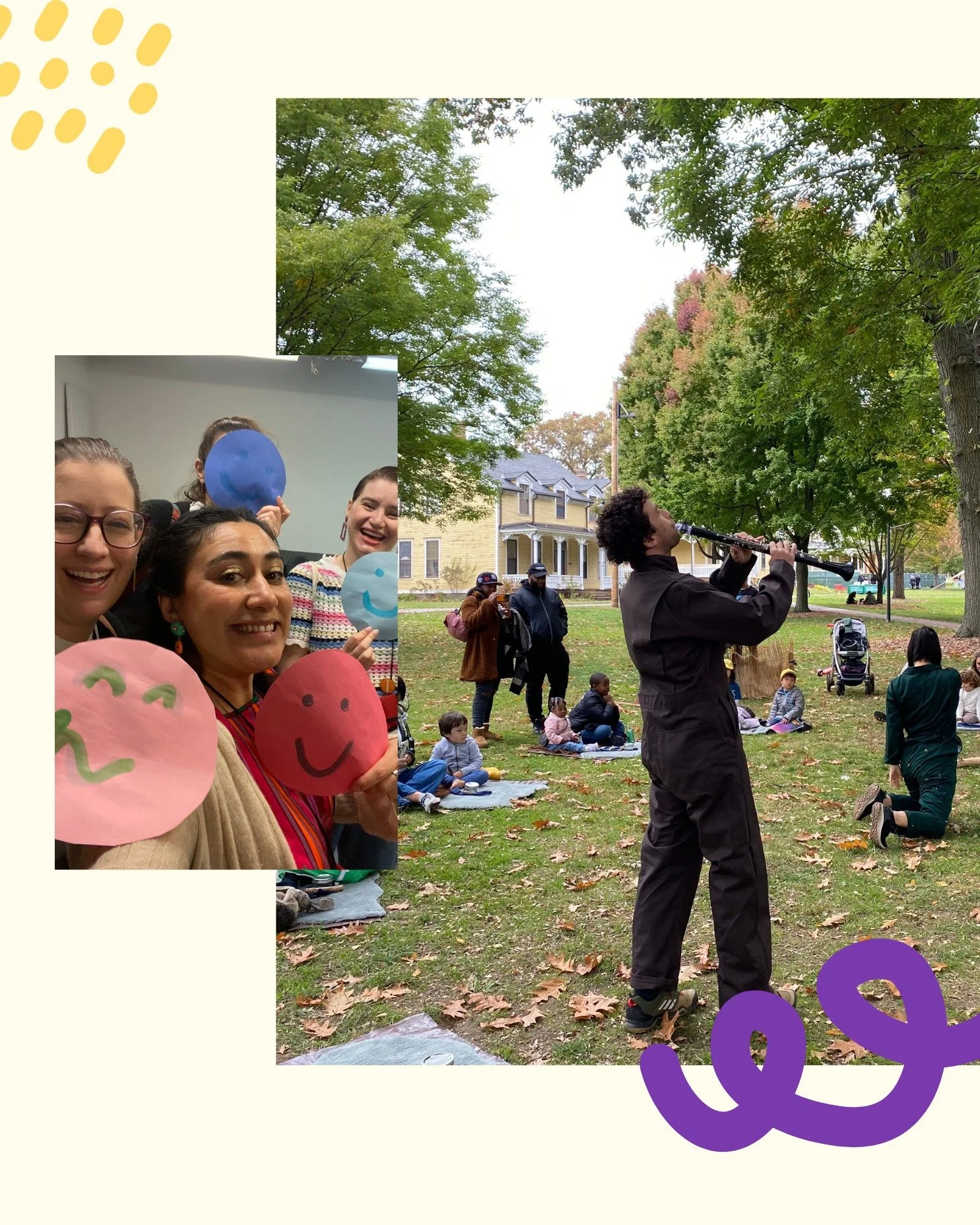 A little Flying Leap throwback. ✨

Behind every project, workshop, puppet, park day, and performance is a team that spends a lot of time imagining, planning, building, experimenting, laughing, moving things around, documenting tiny moments, and creat