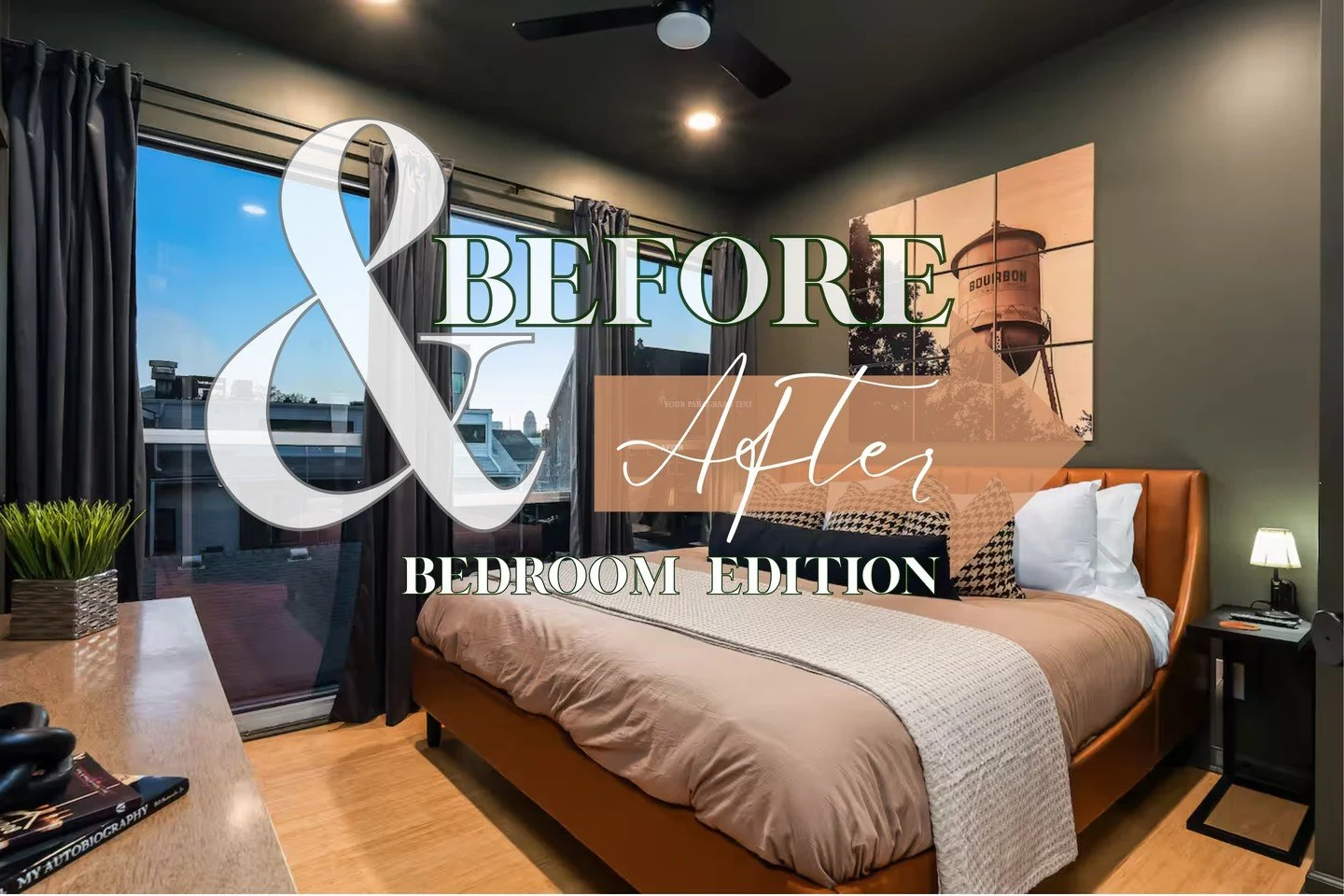 From white and grey all over to bold and sexy. With an ADR of $1,000 and five stars, this house proves that your STR business plan must include professional design.

#airbnbdesign #beforeandafter #airbnbhost