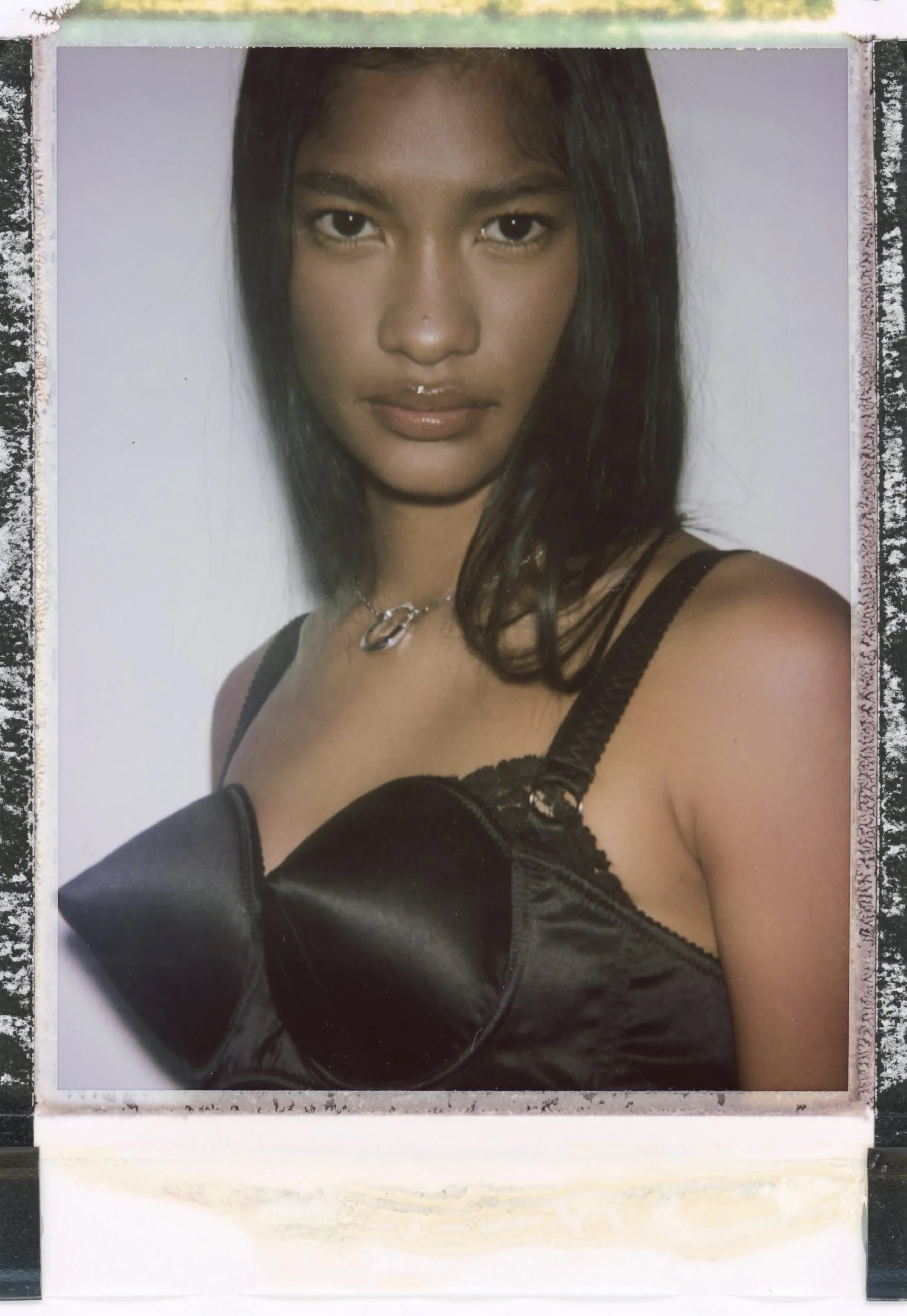 Fashion Editorial for M de Milenio in Mexico City. Vintage polaroid photographed by Mikey Sanchez. Featuring Dolce & Gabbana.