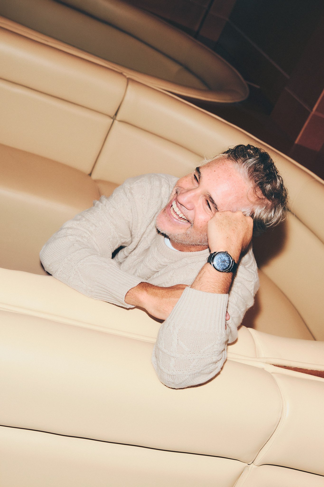 Miguel Pablo Medina wearing Zegna and Omega photographed by Mikey Sanchez.