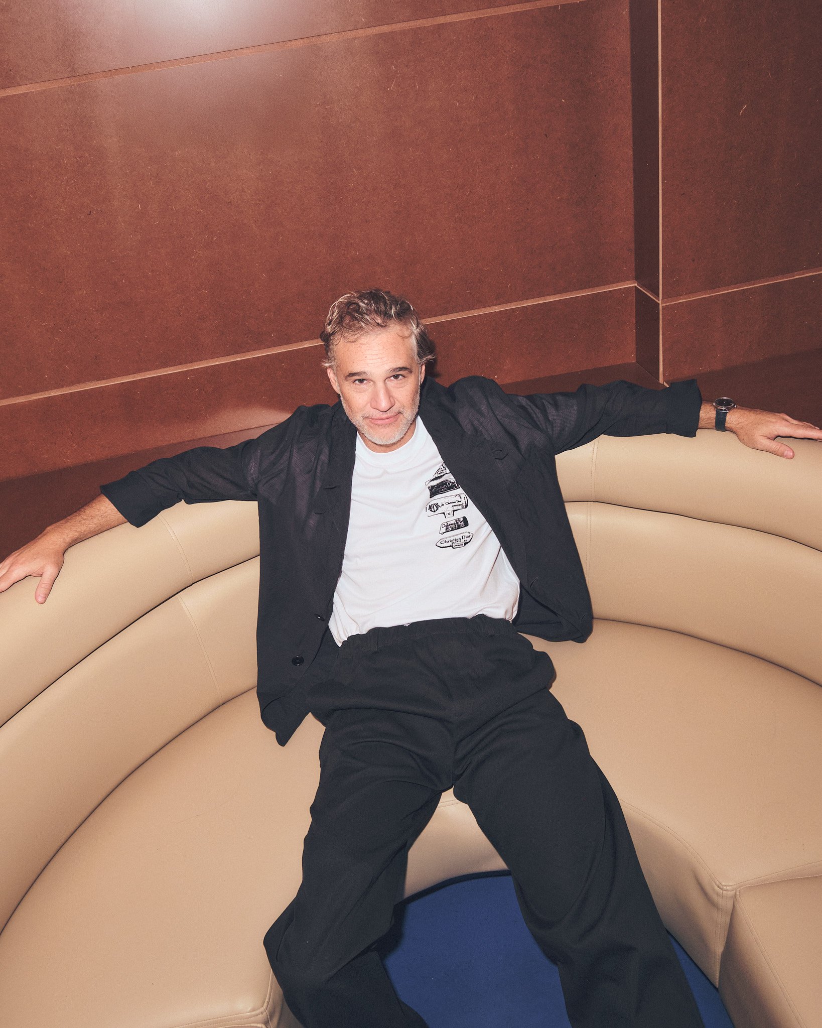 Miguel Pablo Medina wearing Hermes photographed by Mikey Sanchez.