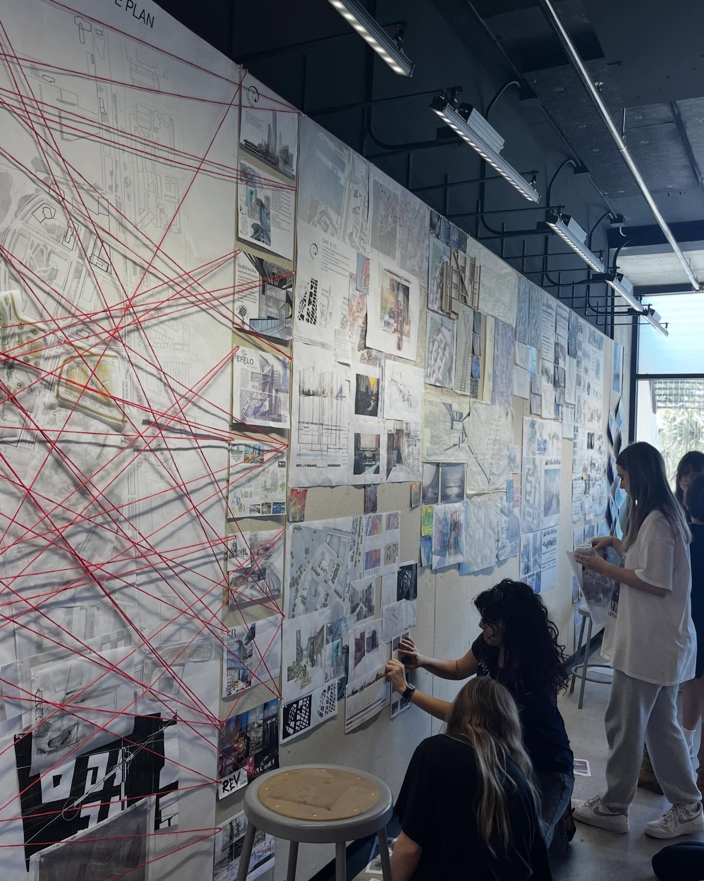 It&rsquo;s gallery week! Our Fluidity studio is drawing connections between the focus&rsquo; of each office. We loved pinning up our ideas and continuing the master plan of our blocks. Make sure to stop by and check us out in the gallery this week!

