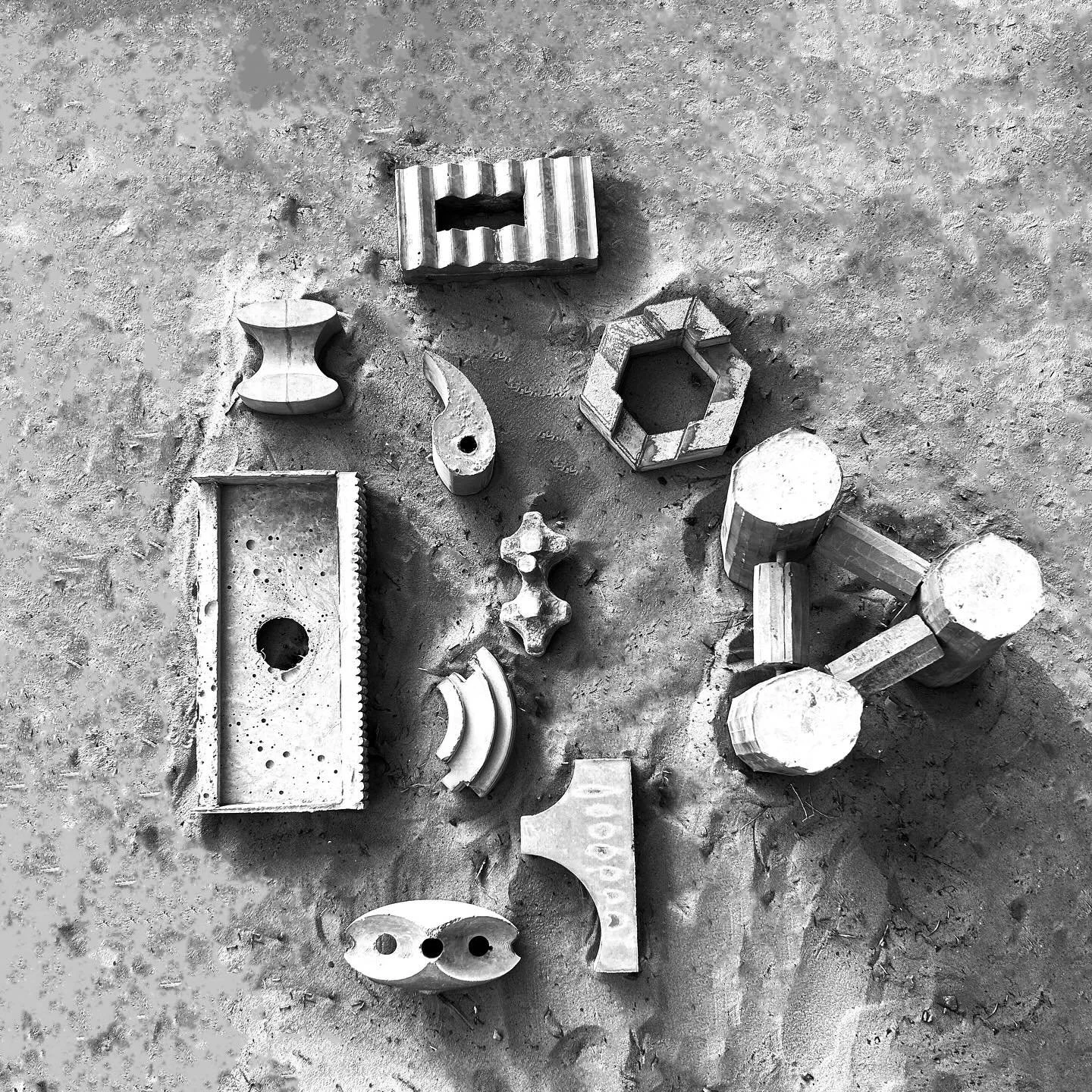 The results of our oystercrete module fabrication workshop!