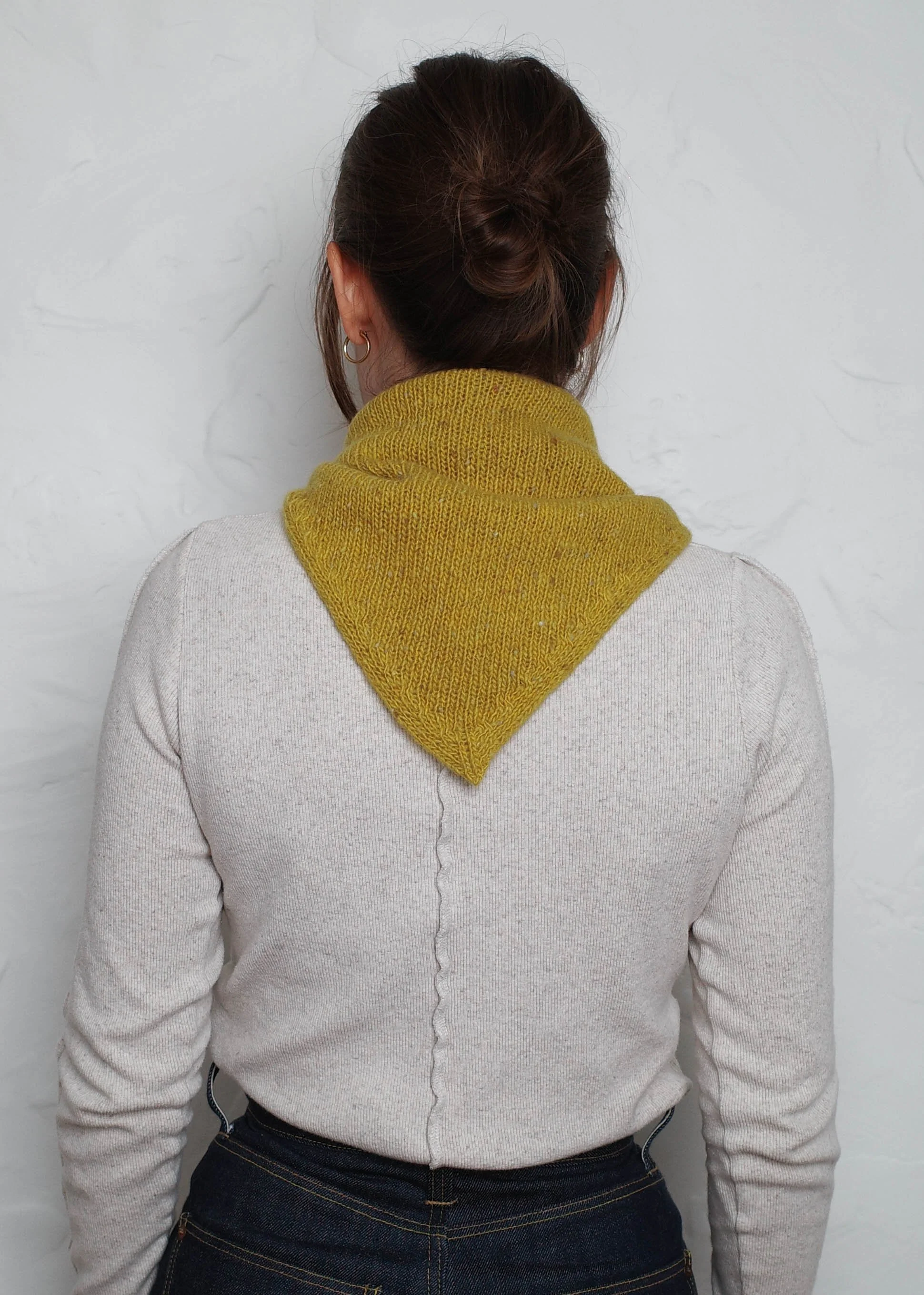 Knit Bandana – Yellow