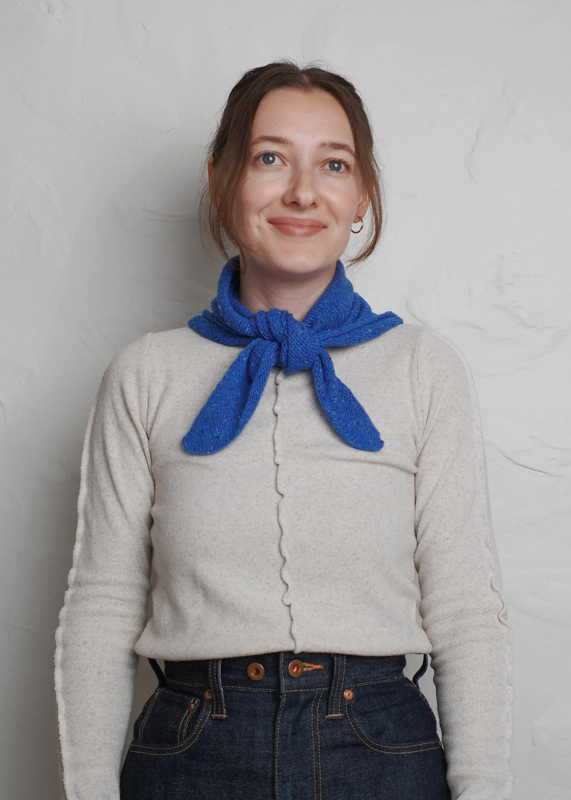 Knit Bandana – Perfect Blue