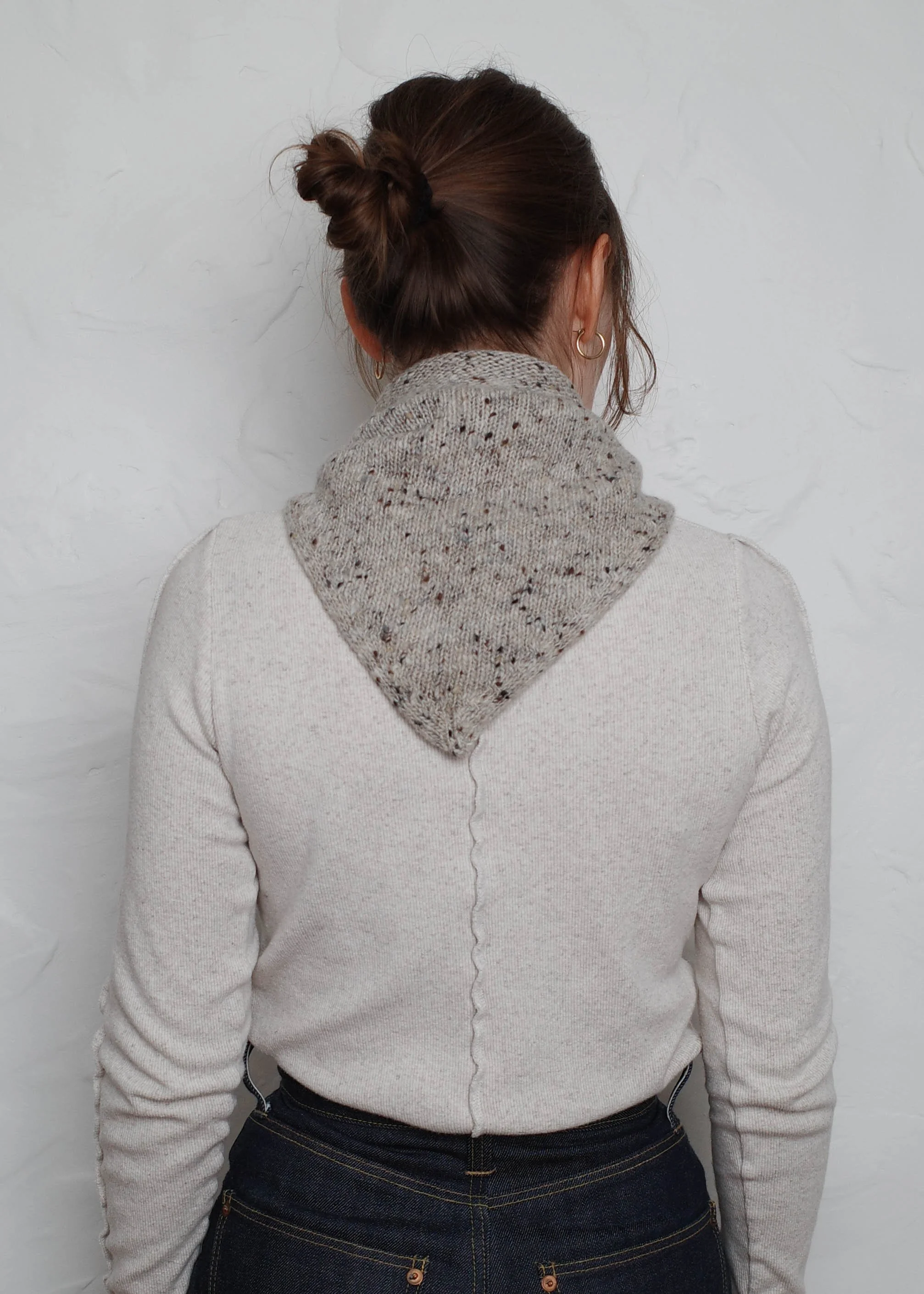 Knit Bandana – Grey
