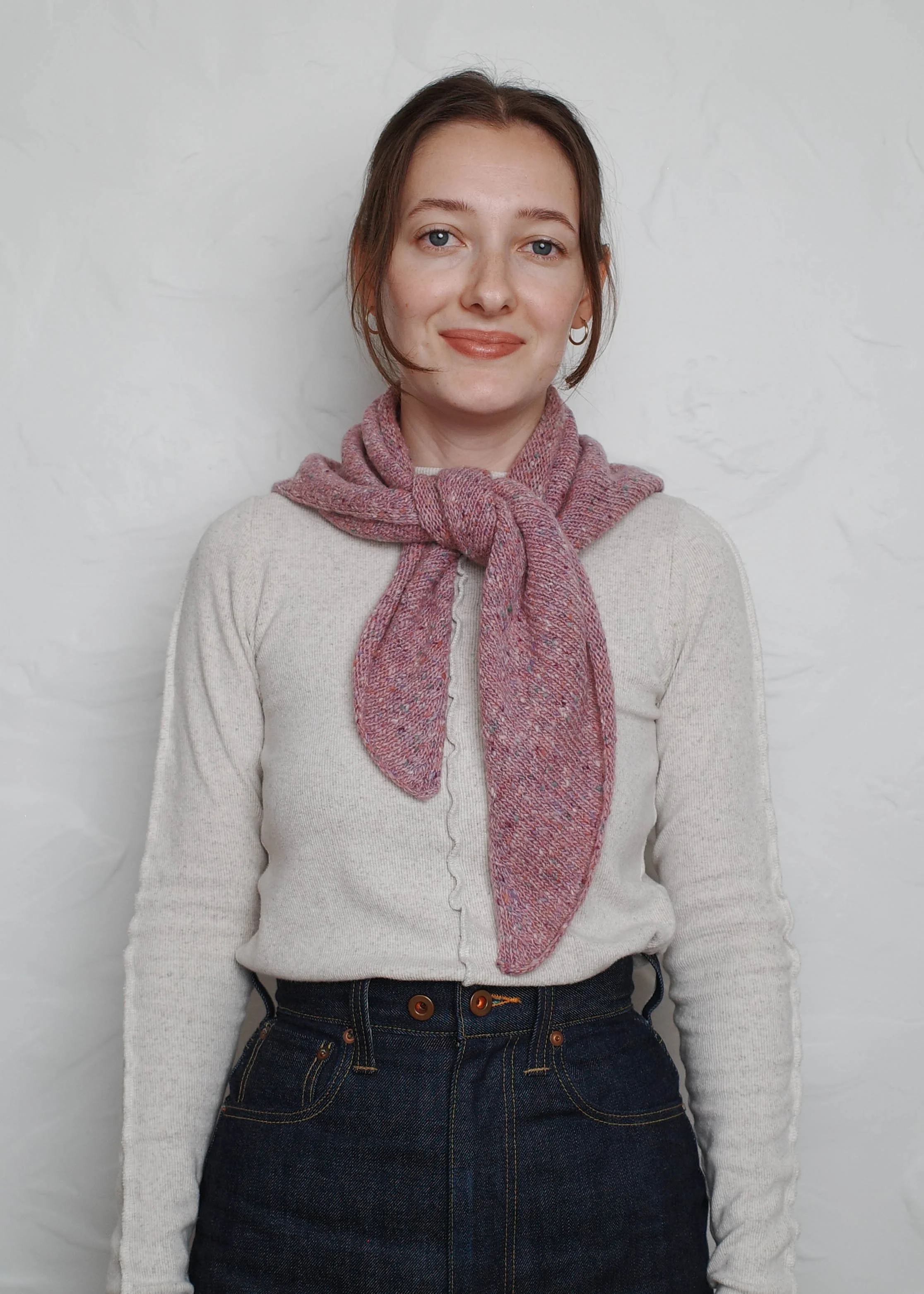 XL Knit Bandana – Lilac