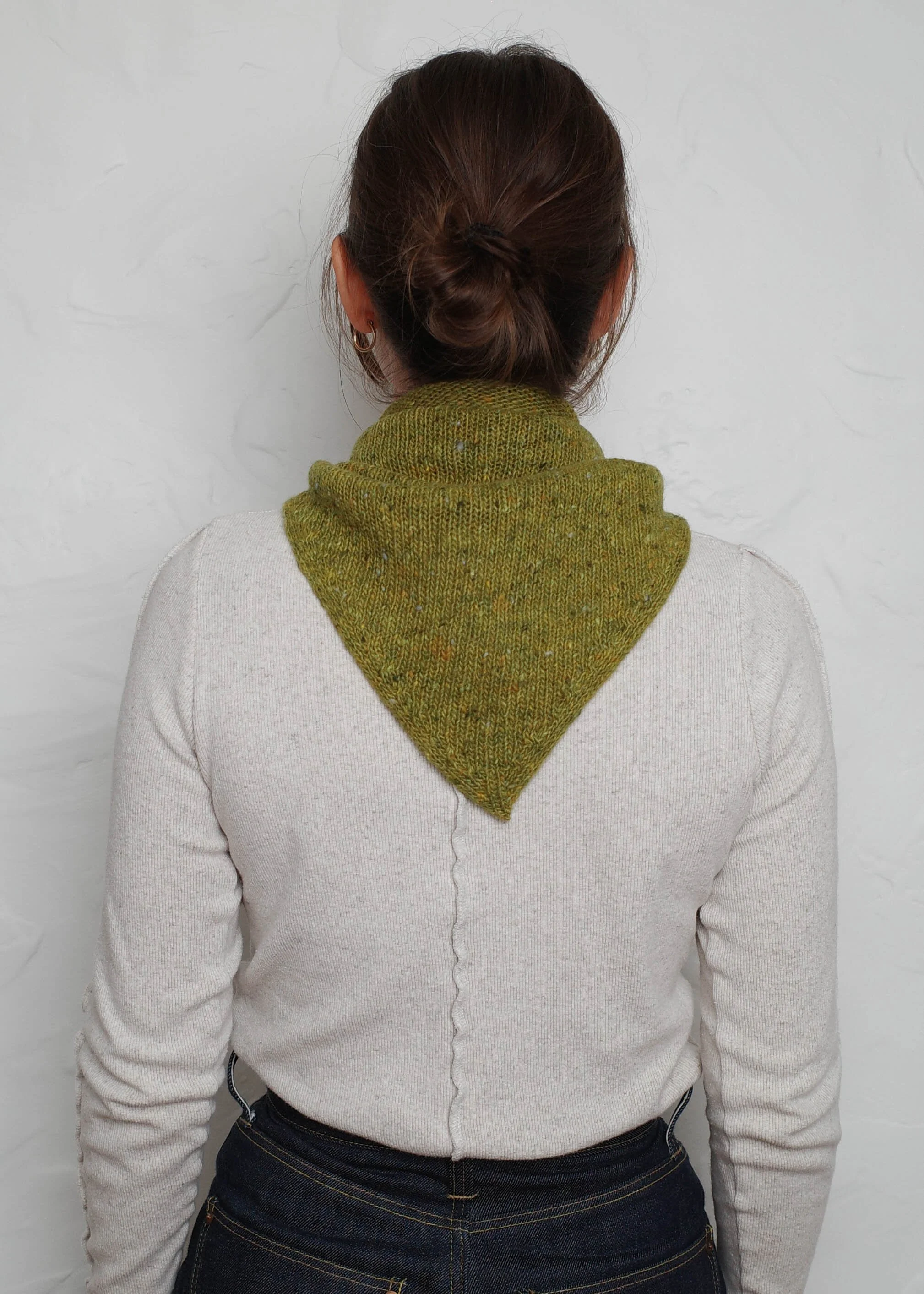 Knit Bandana – Lime Green